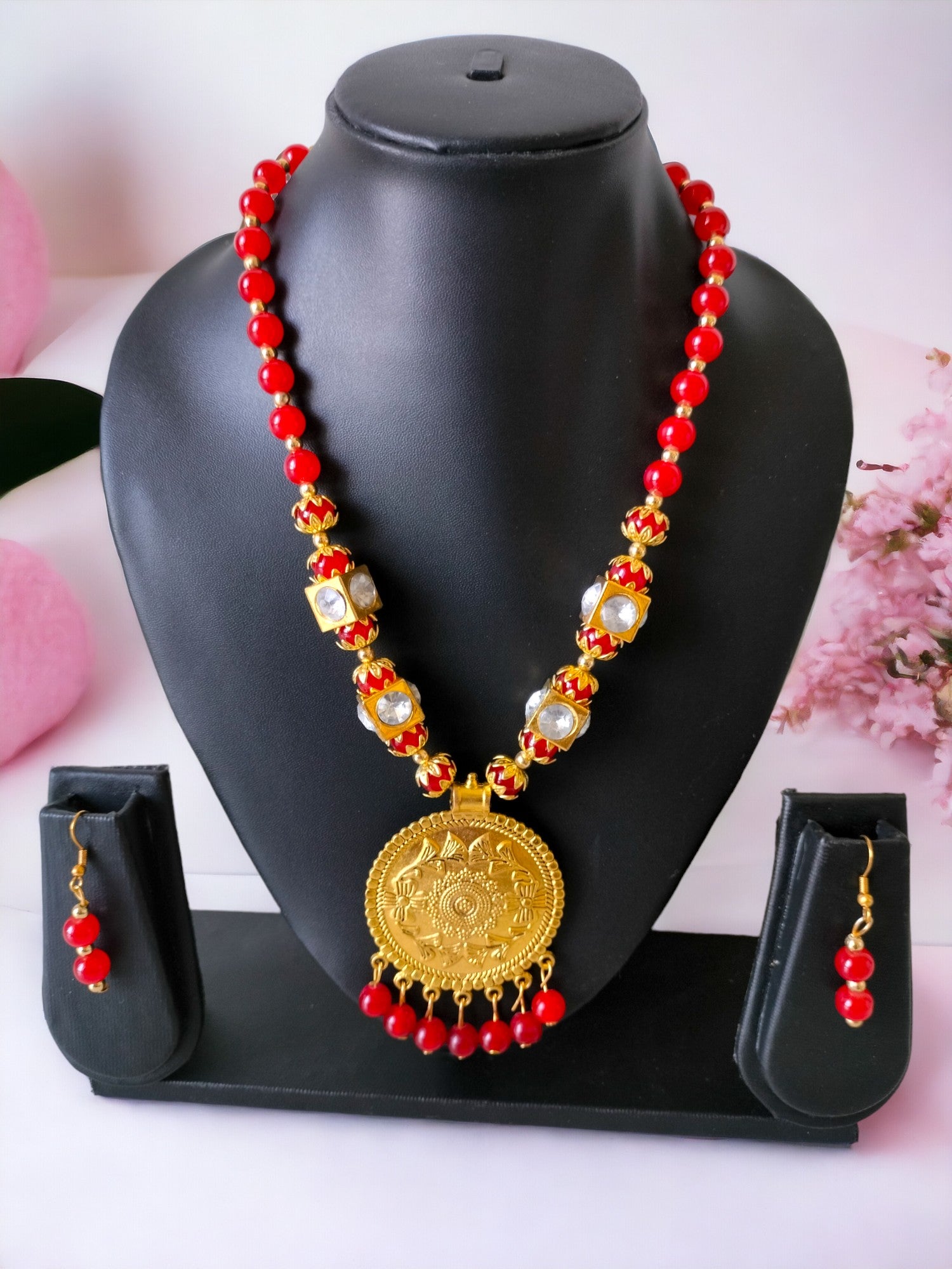 Radiant Raga Handmade and Earring Set