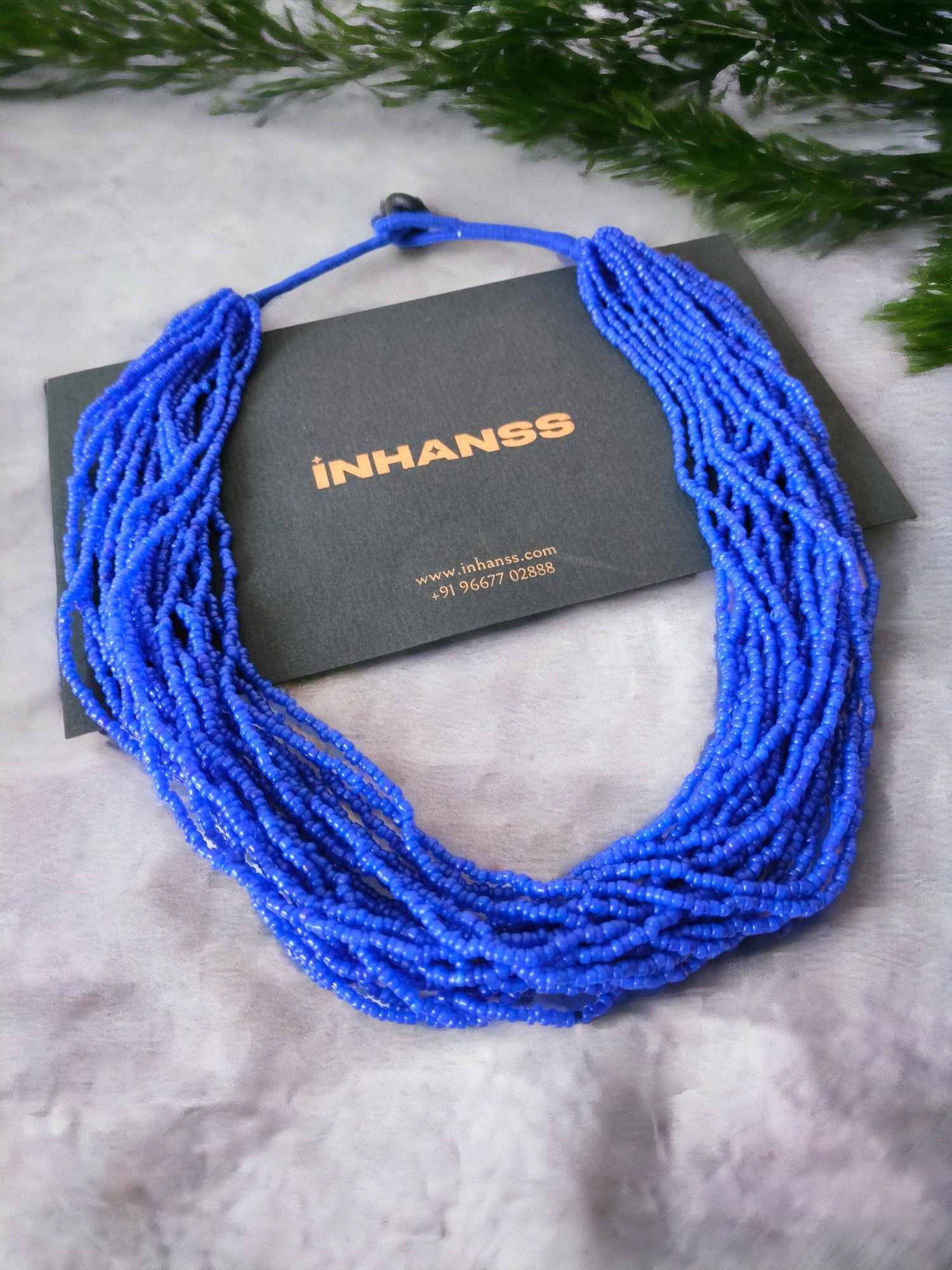 20 Layers Handmade Beaded Multilayer Necklace - 23 Colours Available