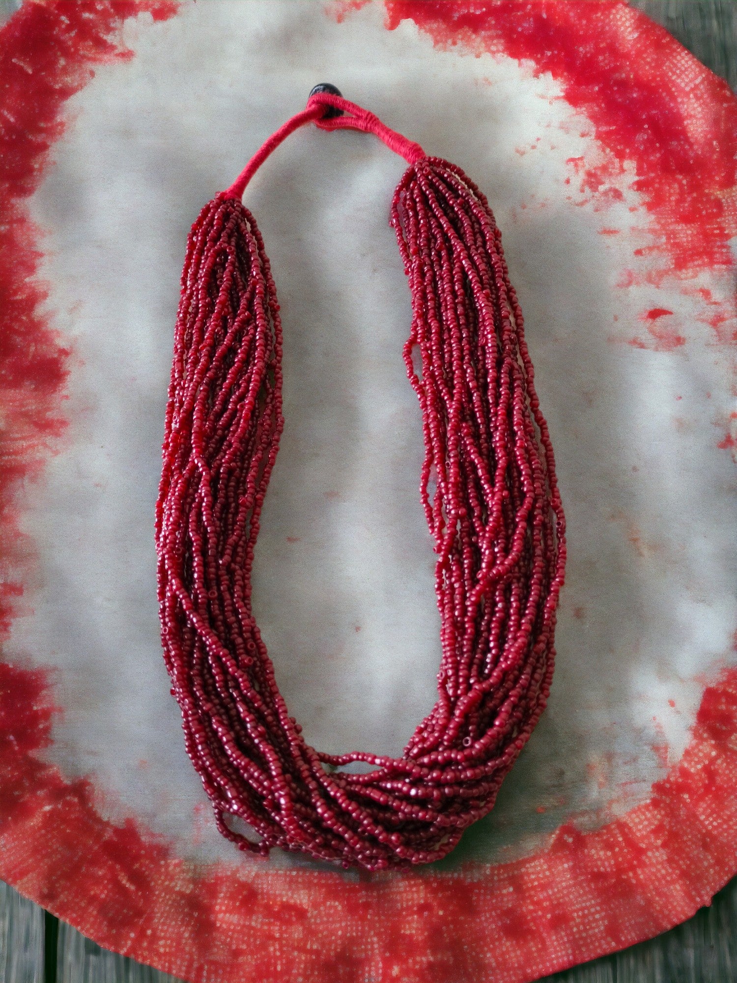 20 Layers Handmade Beaded Multilayer Necklace - 23 Colours Available