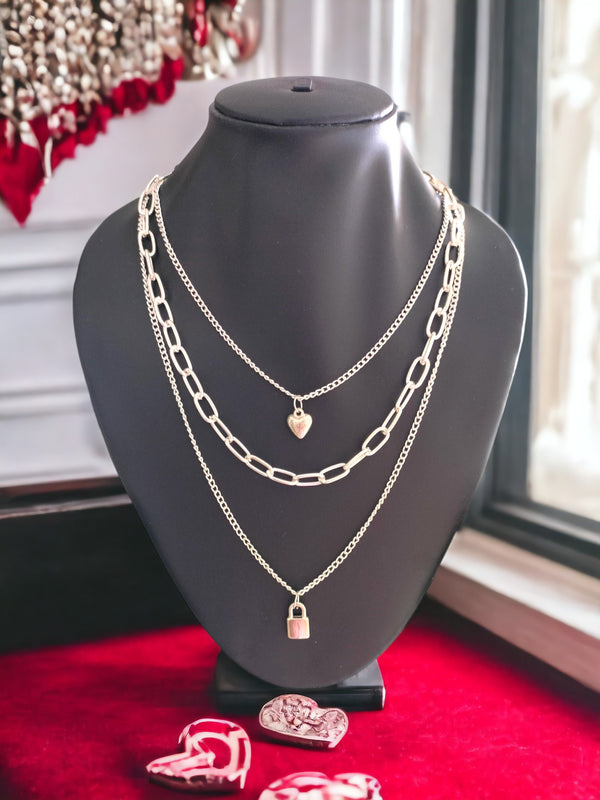 Locket of Love: Handmade Multi-Layered Necklace