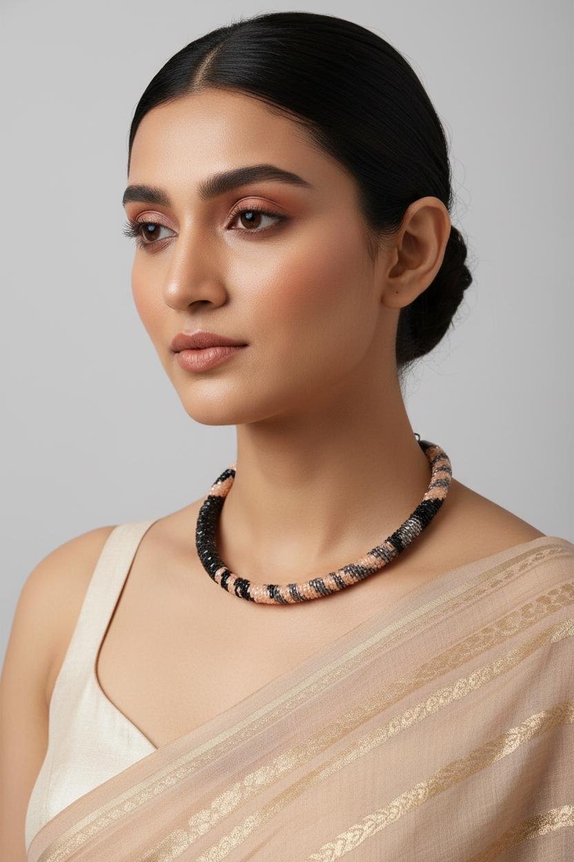 Dusky Glam: Handmade Choker Necklace – INHANSS