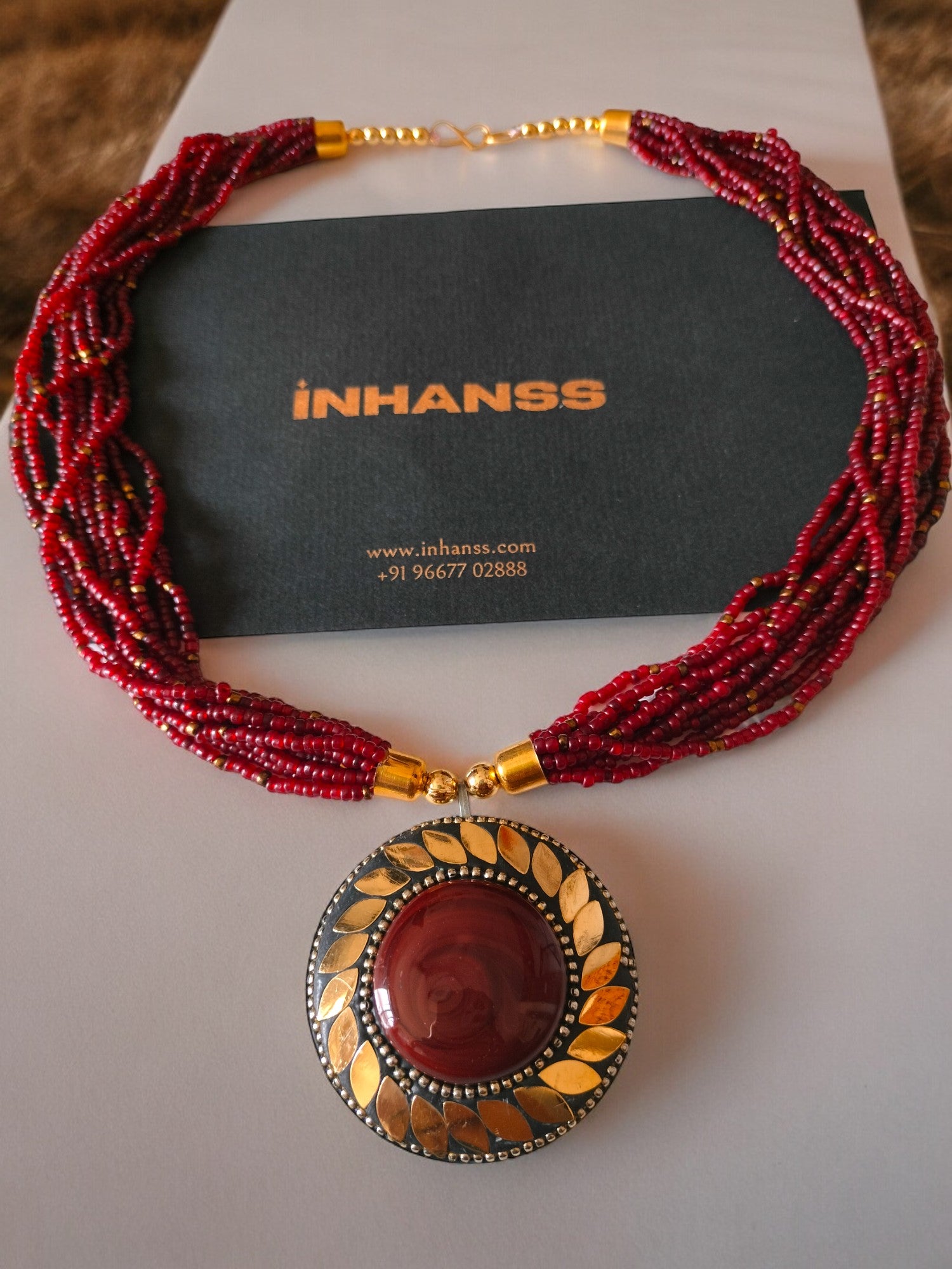 Hand Made Tibetan Beads Necklace - 13 Colours Available