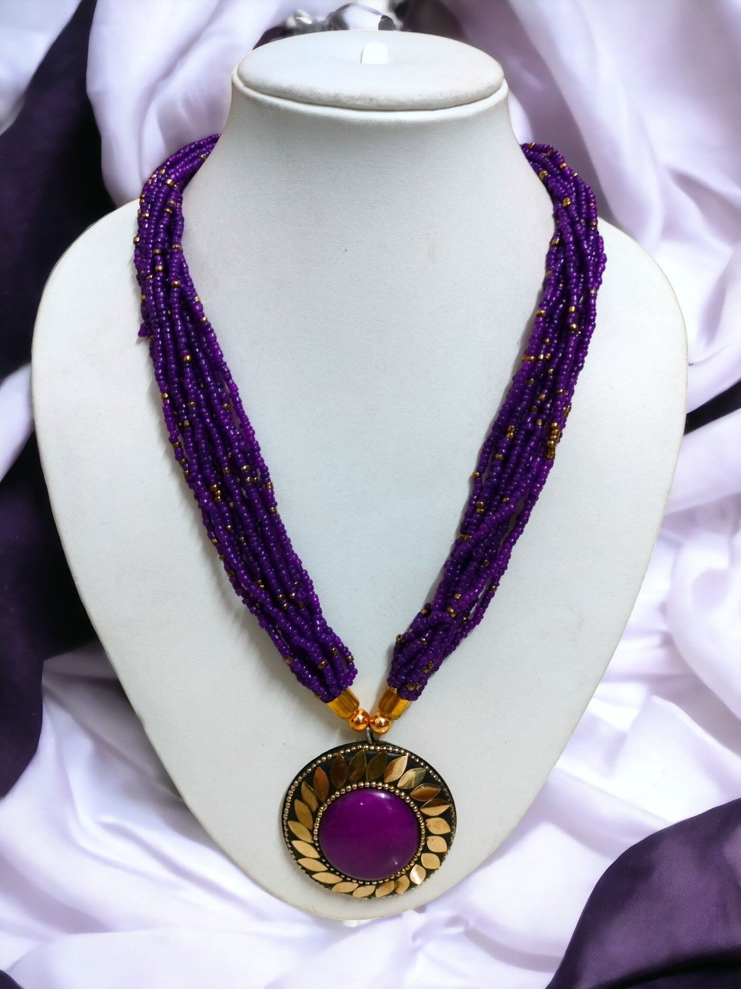 Hand Made Tibetan Beads Necklace - 13 Colours Available