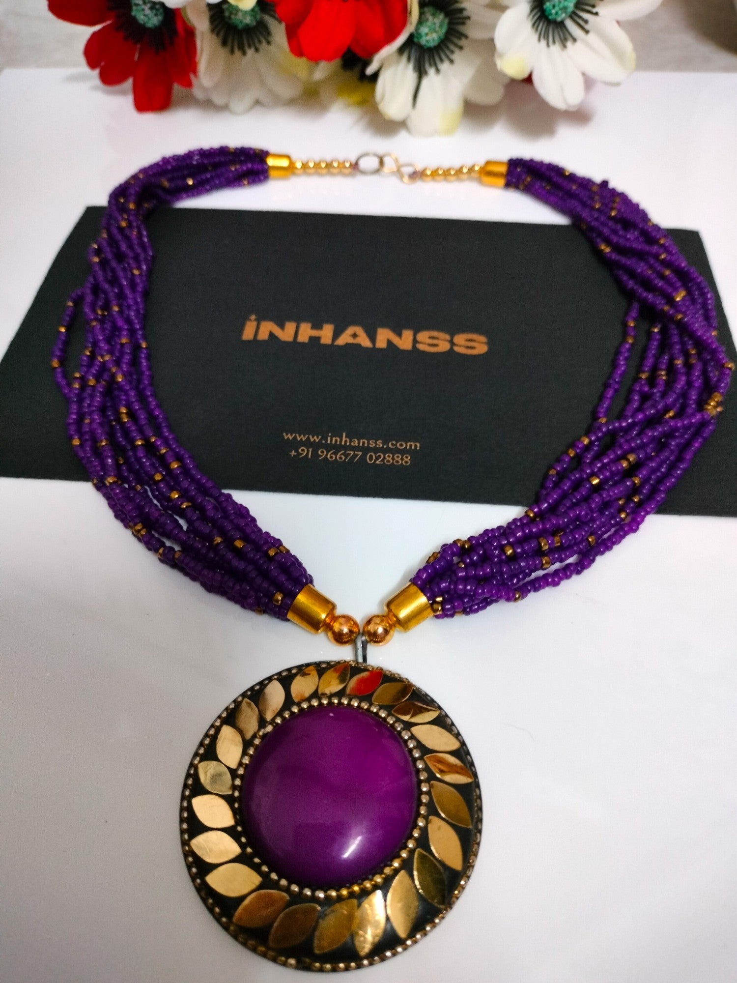 Hand Made Tibetan Beads Necklace - 13 Colours Available