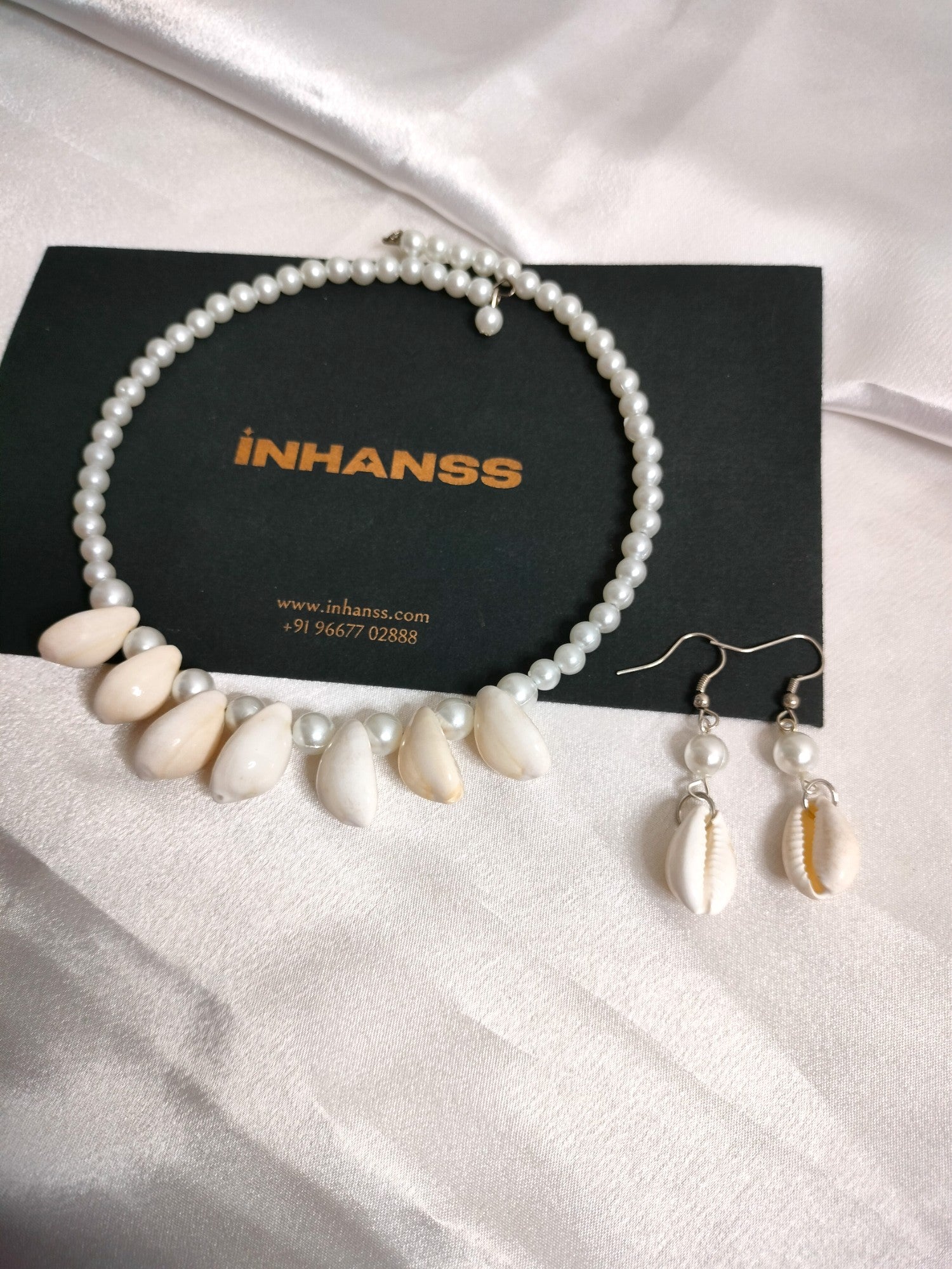 Pearl Shoreline Hasli 3 Pc Set- Handmade - 2 Variants