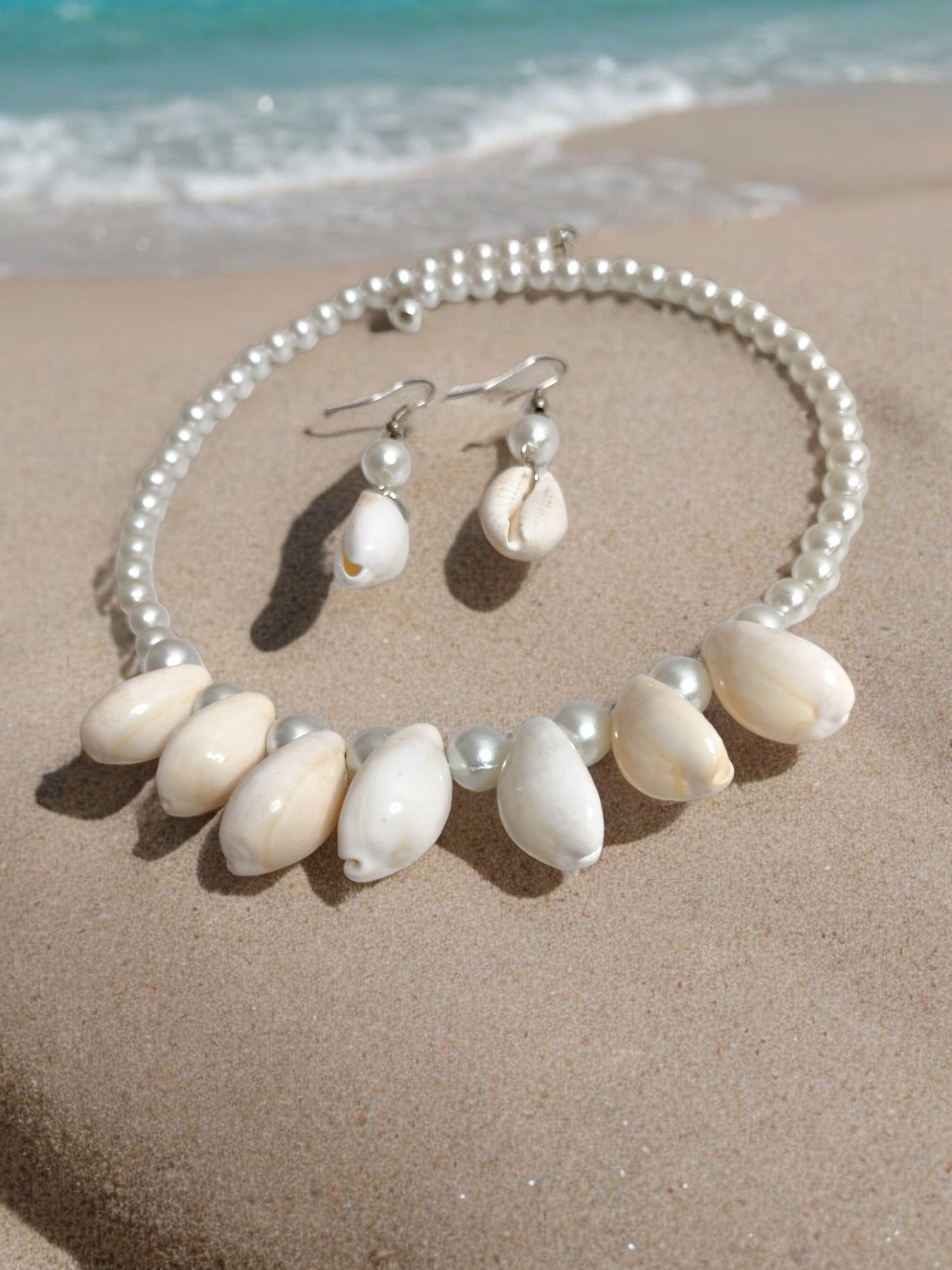 Pearl Shoreline Hasli 3 Pc Set- Handmade - 2 Variants