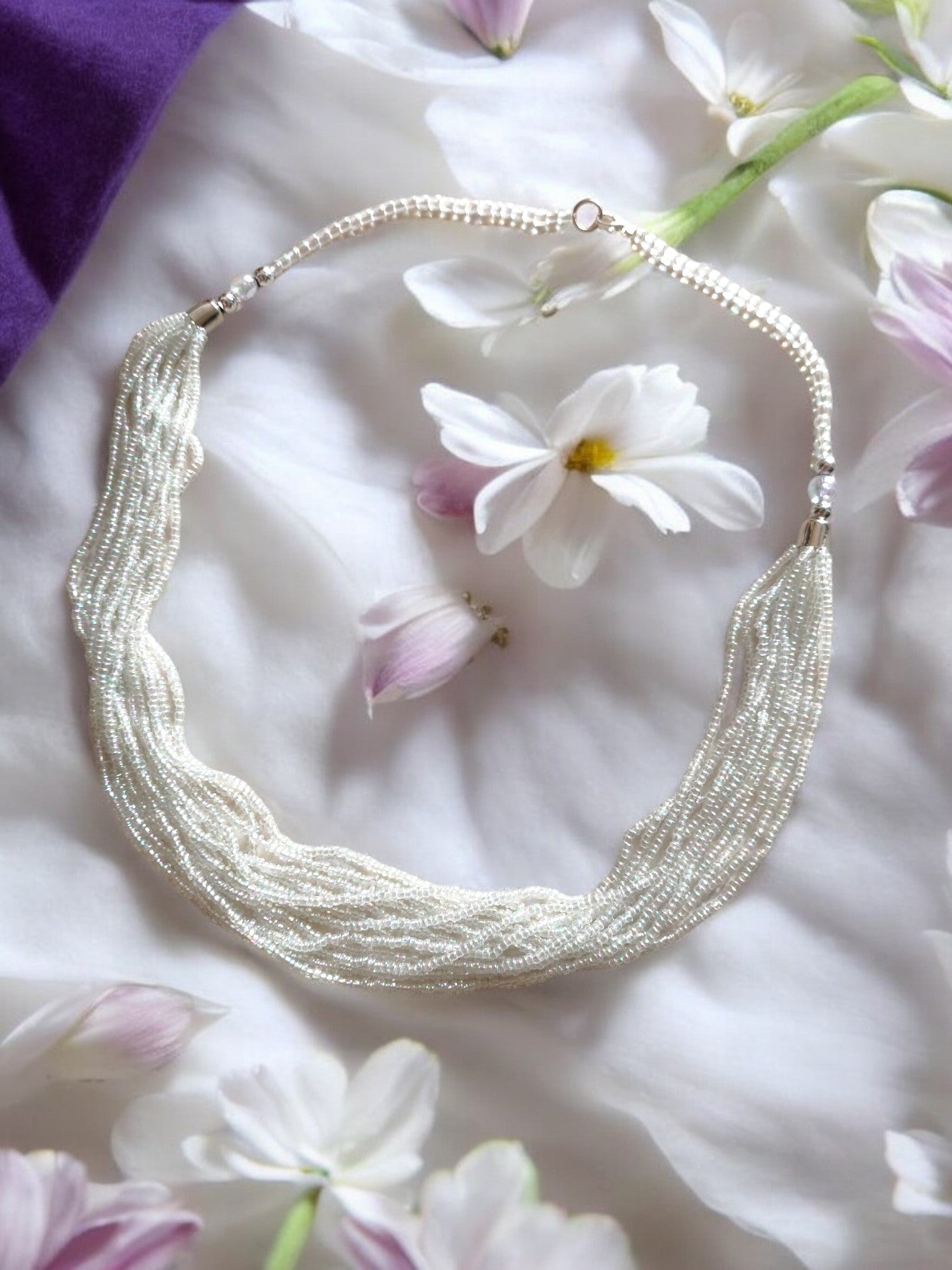 Snowflake Symphony Multilayer Necklace - (12 Layers) - 4 Variants