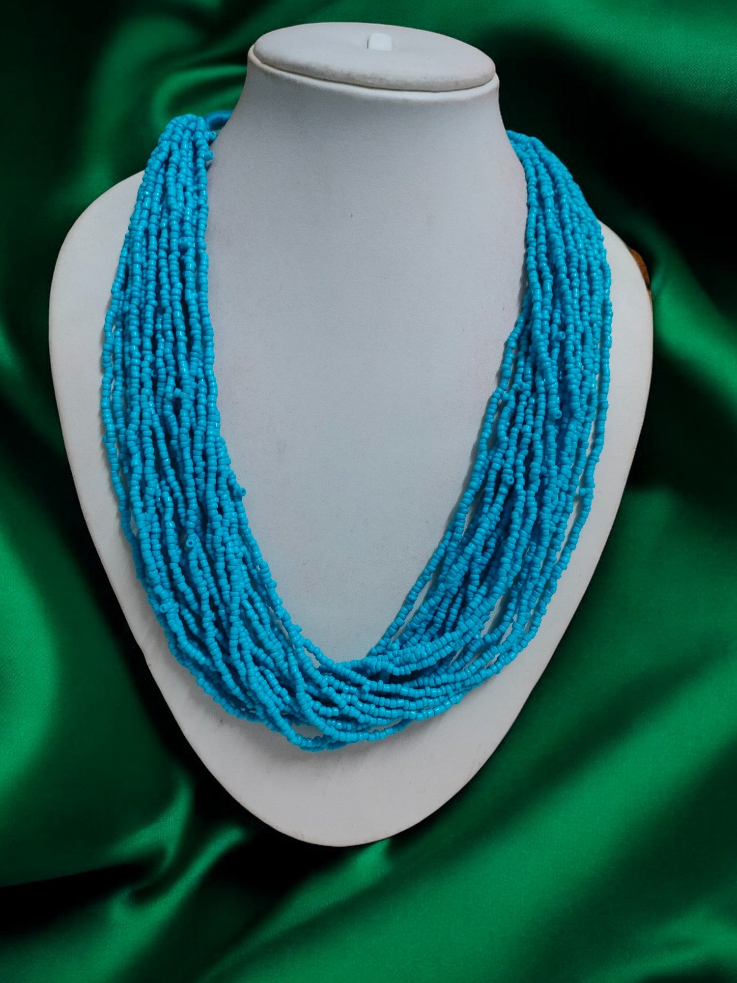 20 Layers Handmade Beaded Multilayer Necklace - 23 Colours Available
