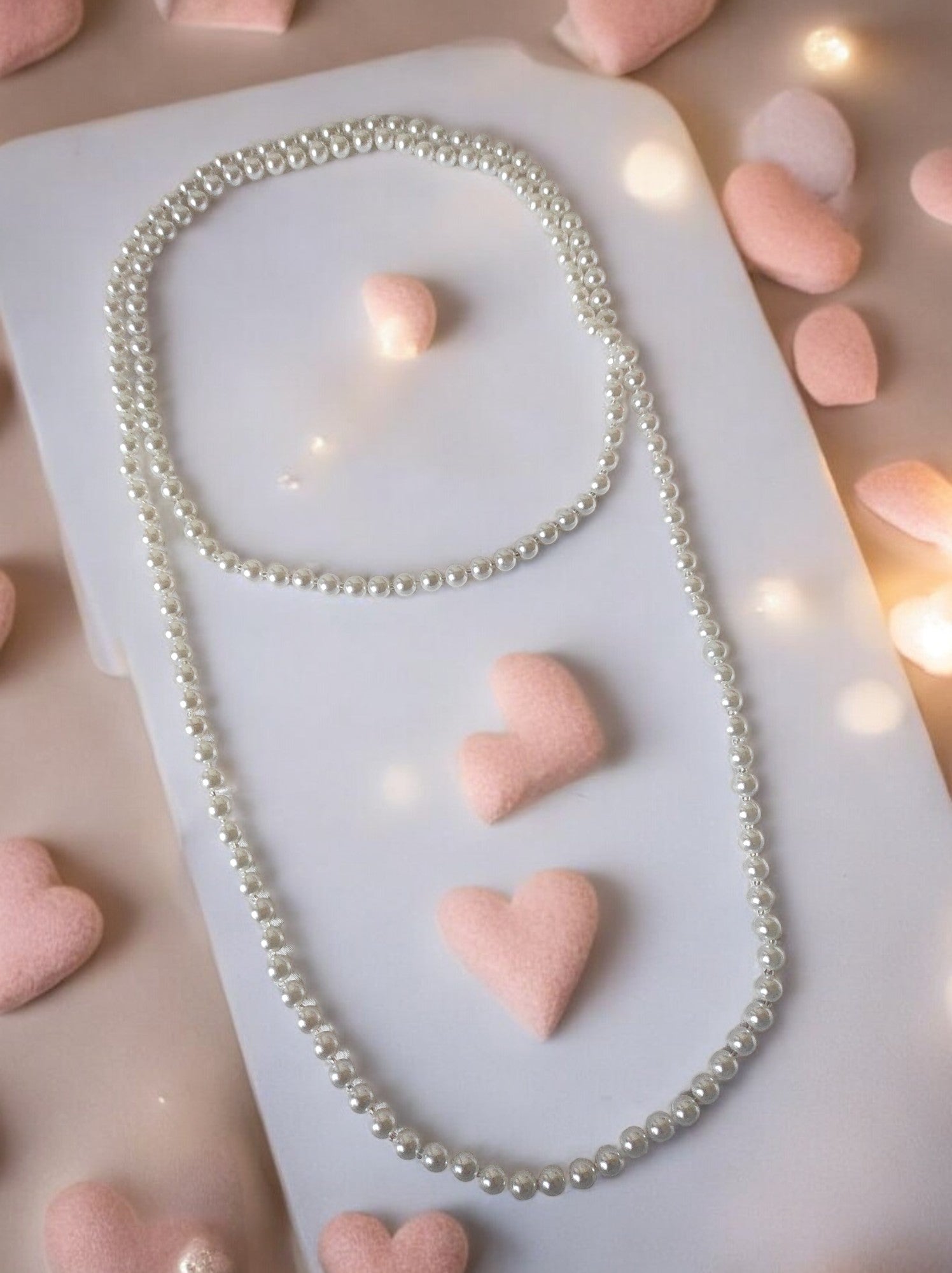 Pearl Multi Style Handmade Necklace- Versatile Elegance - 2 Colours Available