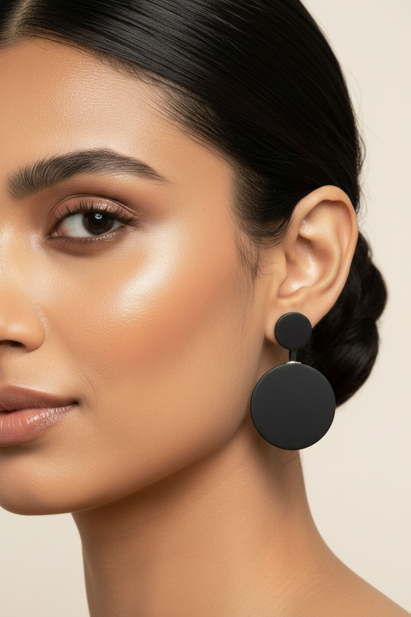 Midnight Spheres Earrings