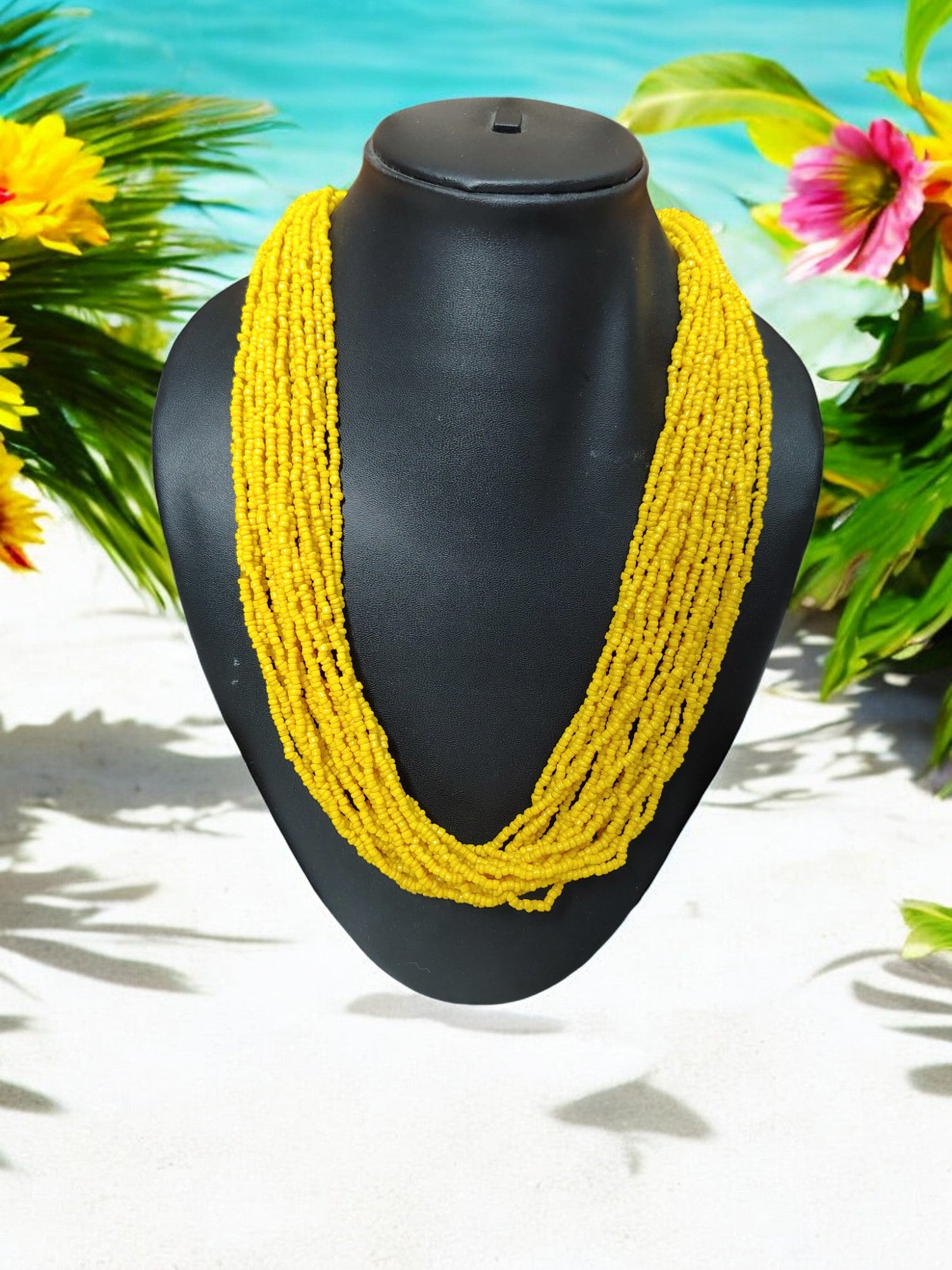 20 Layers Handmade Beaded Multilayer Necklace - 23 Colours Available
