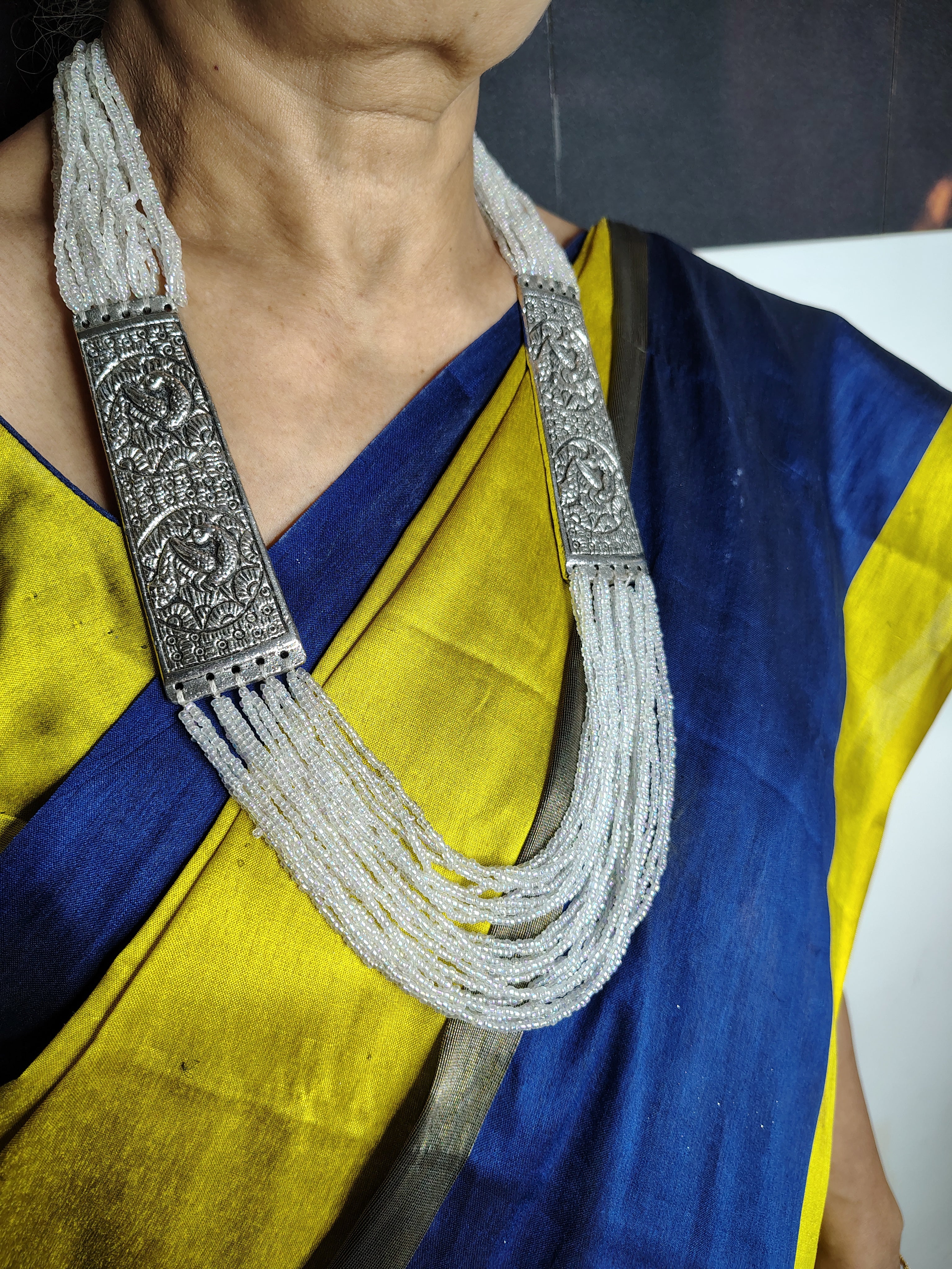 Majesty Handmade Statement Necklace With Matching Earrings -12 Colours Available