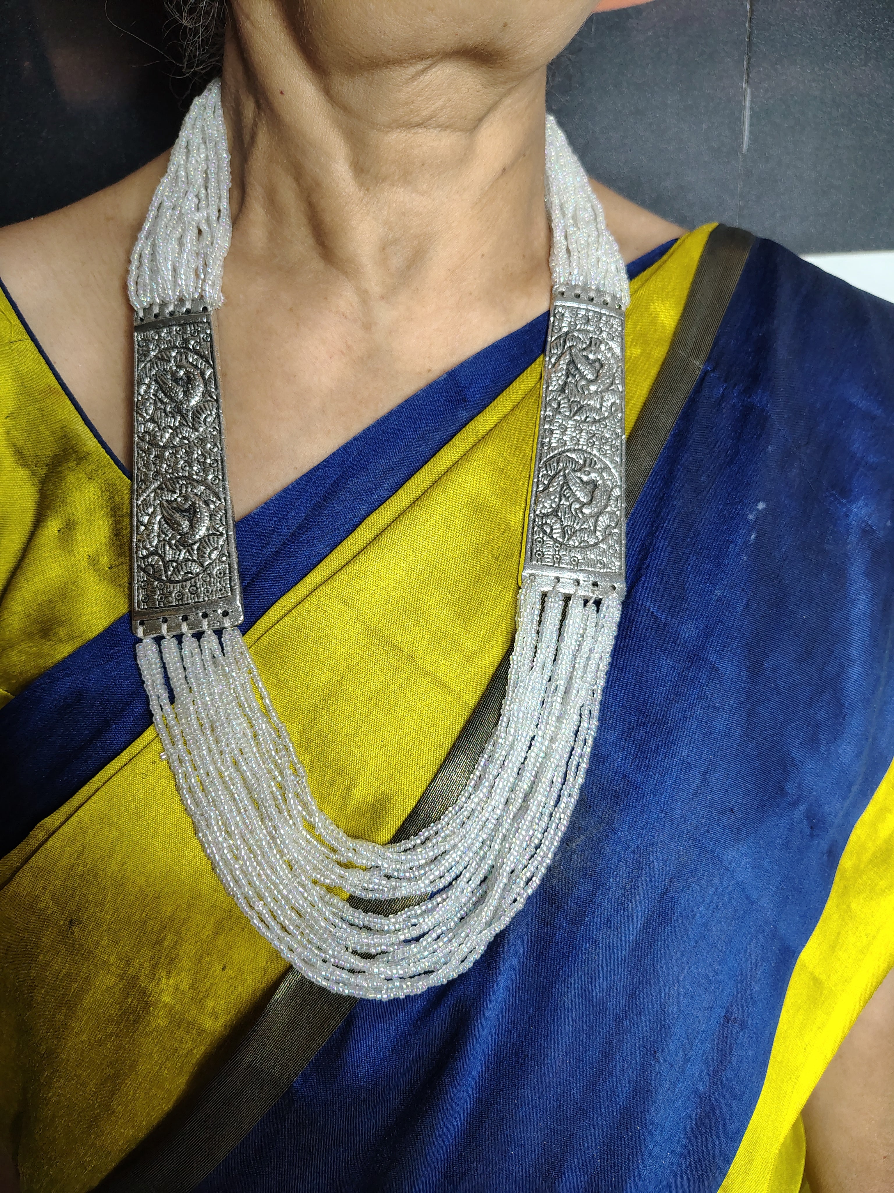 Majesty Handmade Statement Necklace With Matching Earrings -12 Colours Available