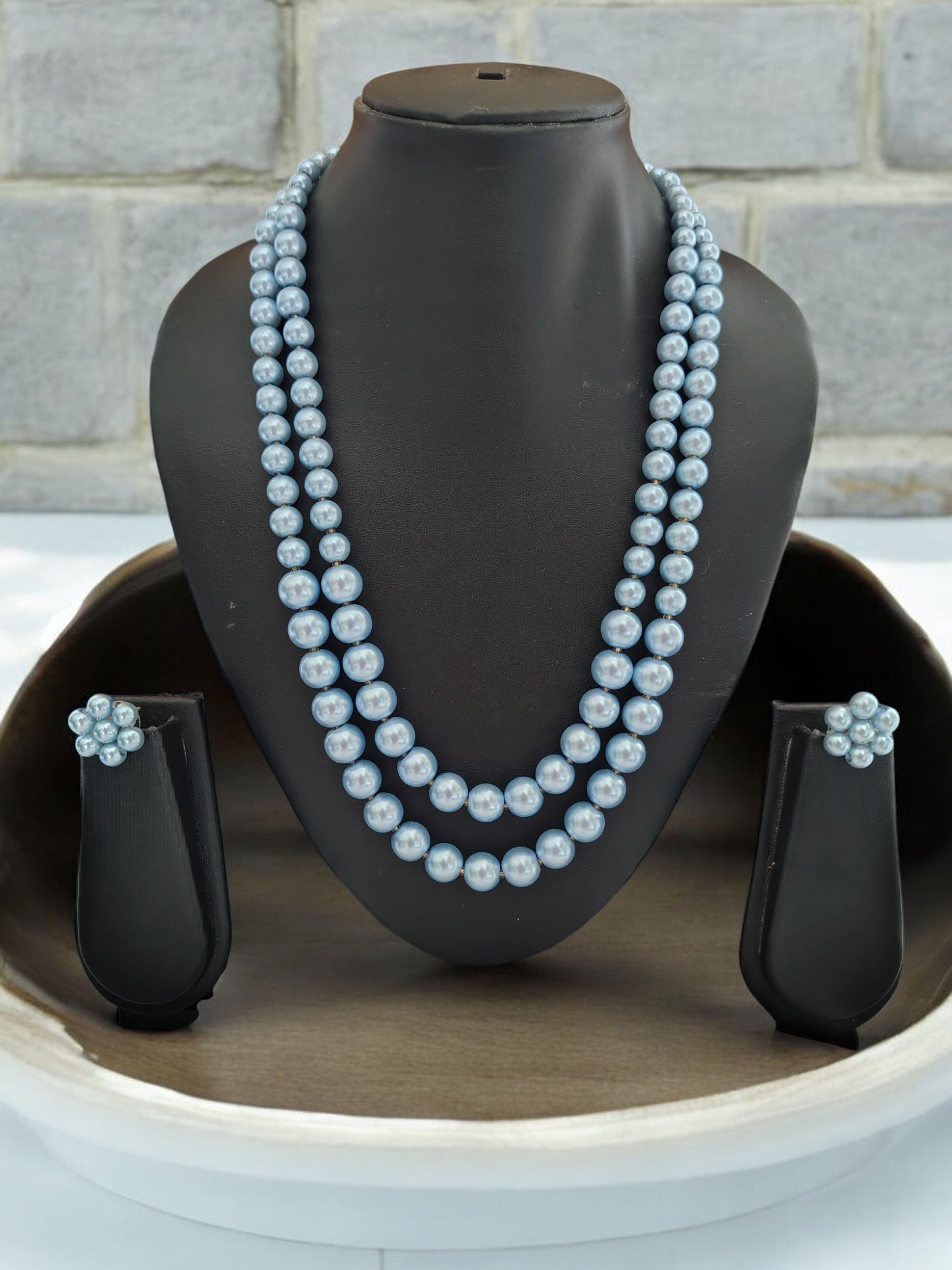 Radiant Grace Pearl Set (Double Layered Pearls) - 15 Colours Available