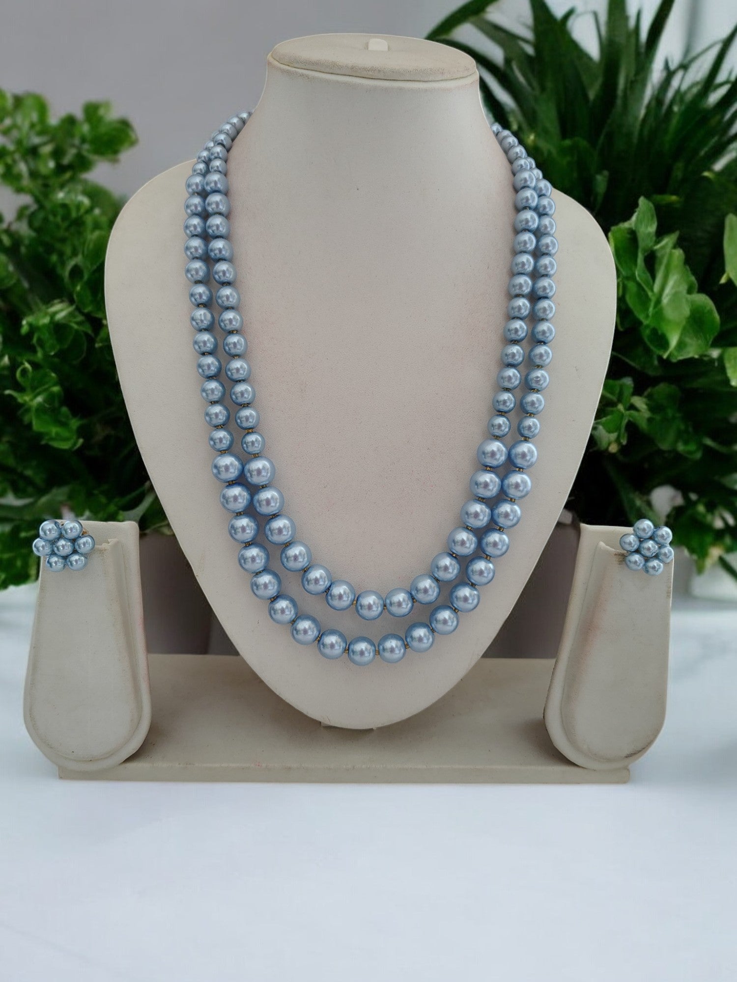 Radiant Grace Pearl Set (Double Layered Pearls) - 15 Colours Available