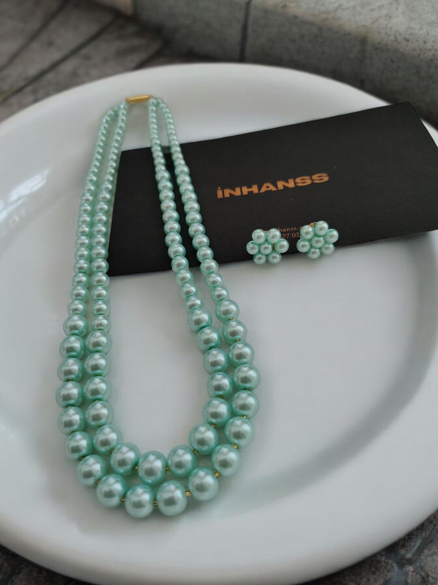 Radiant Grace Pearl Set (Double Layered Pearls) - 15 Colours Available