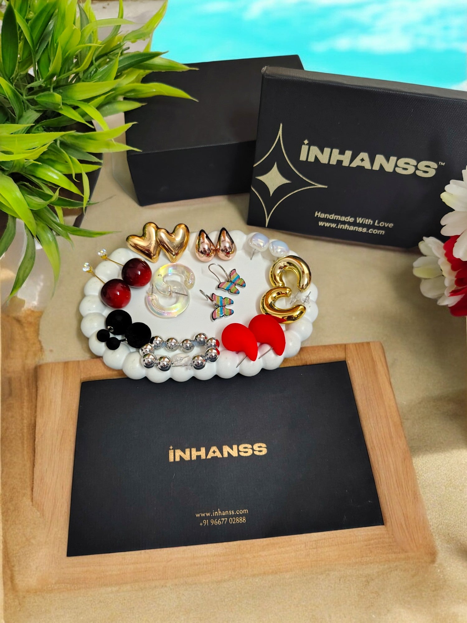 Sparkling Serenade - Handmade Assorted Earrings Collection in Combos & Hampers