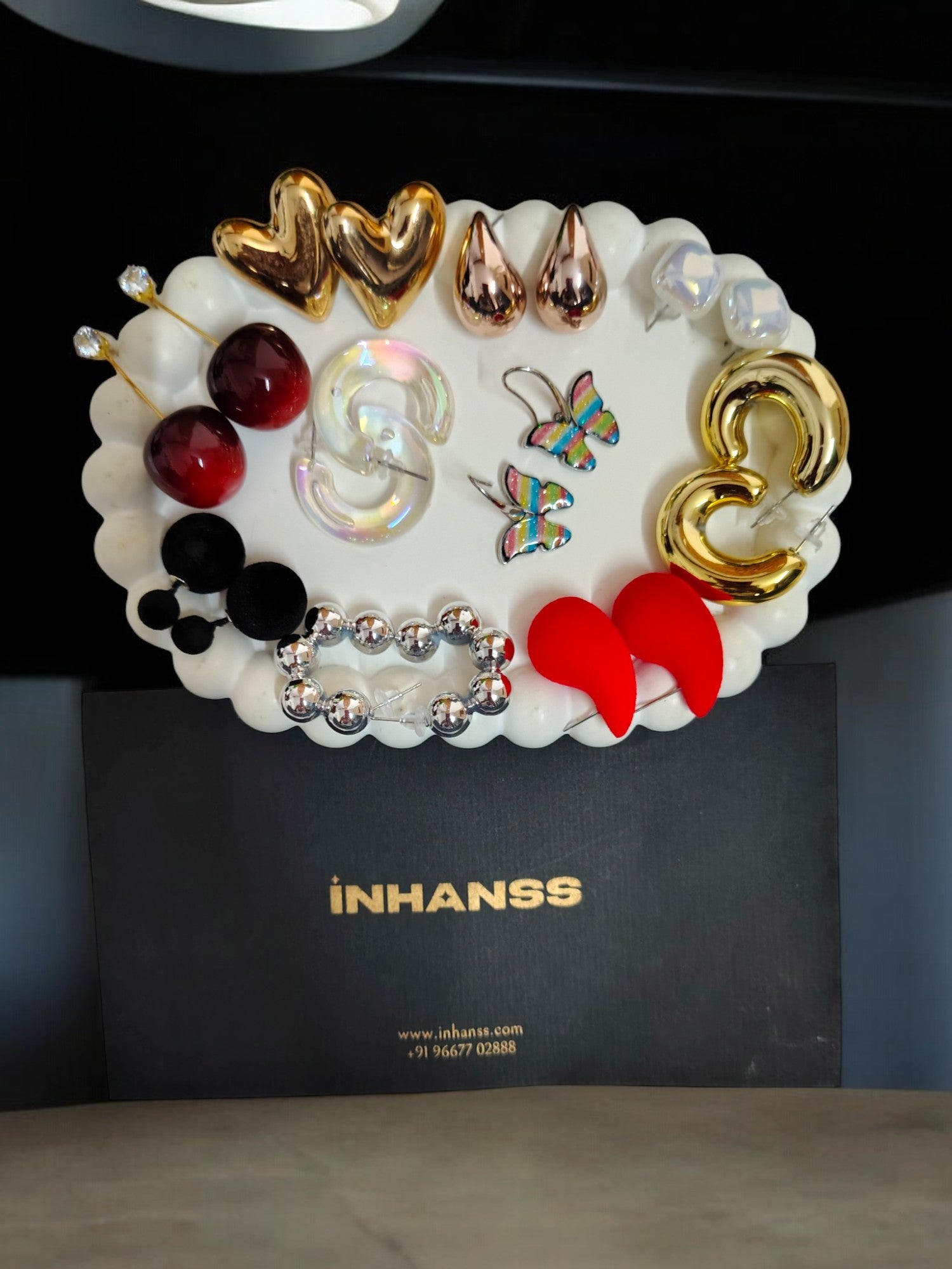 Sparkling Serenade - Handmade Assorted Earrings Collection in Combos & Hampers