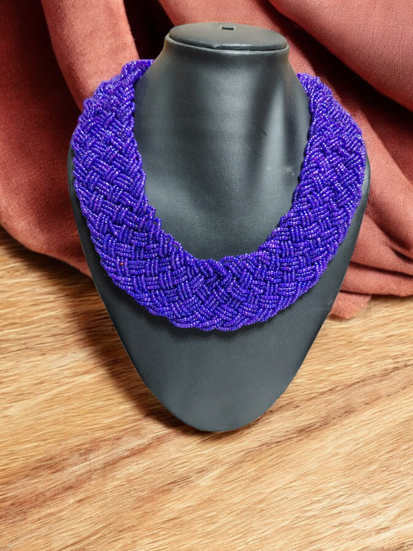 Handmade Beaded Choker Style Sets- 5 Colours Available in 2 Variants
