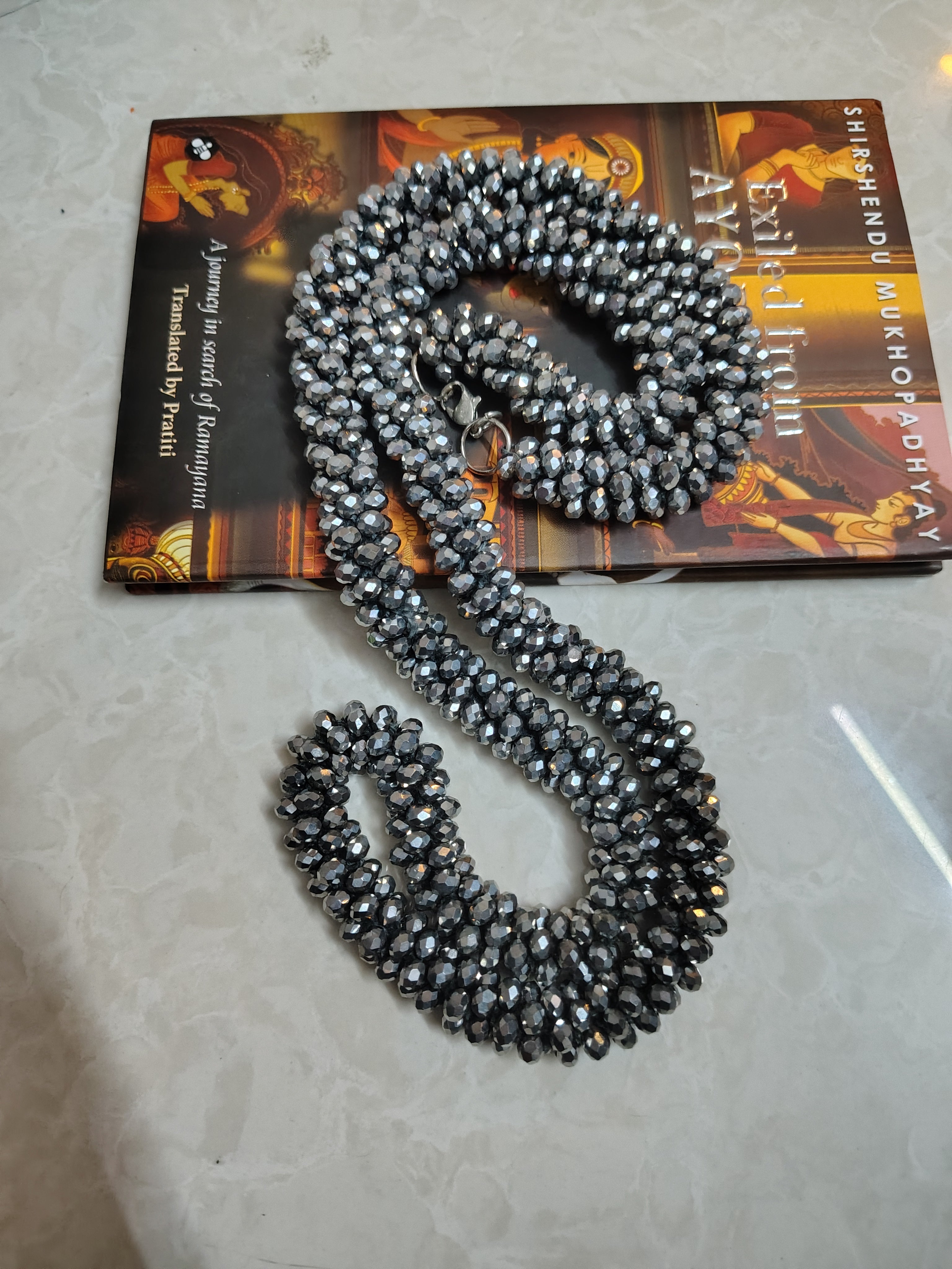 Multi-Style Midnight Shimmer Handmade Necklace Set - 3 Variants