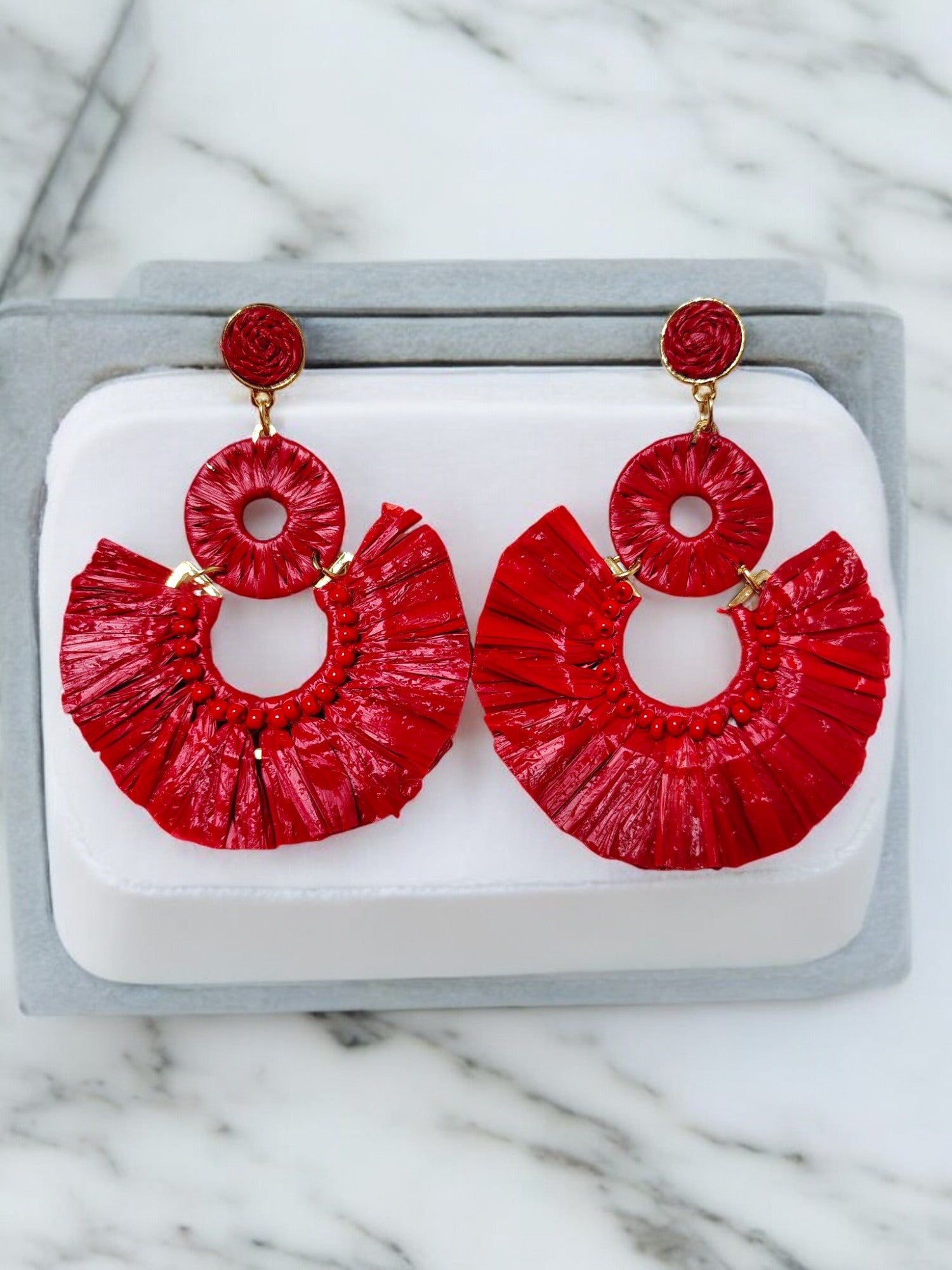 Limited Edition Galentine's Beaded Earring Hamper ( Handmade)