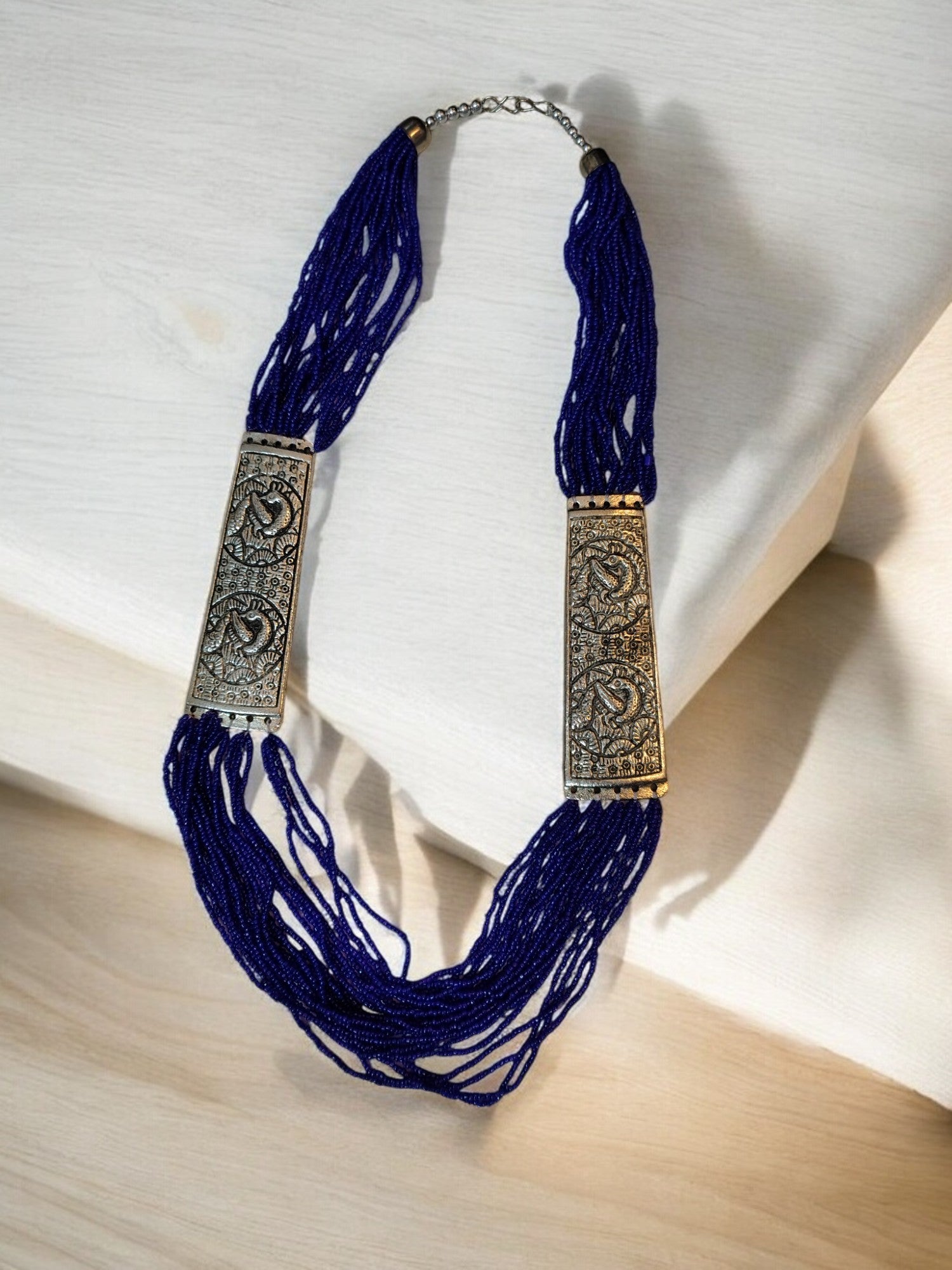Majesty Handmade Statement Necklace With Matching Earrings -12 Colours Available