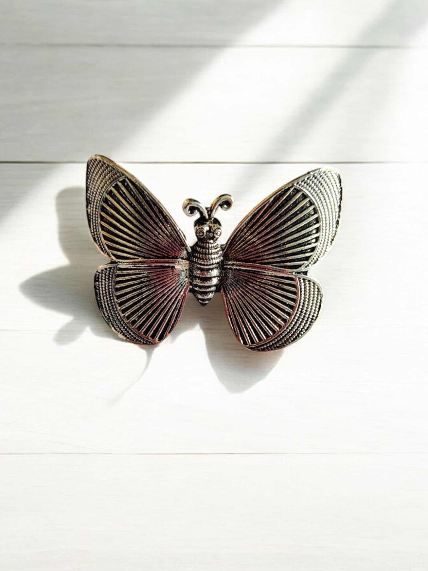 Flutter Grace Butterfly Statement Ring  - Adjustable