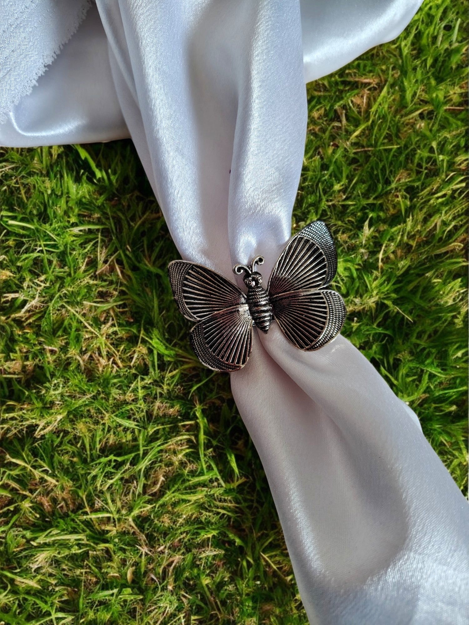 Flutter Grace Butterfly Statement Ring  - Adjustable