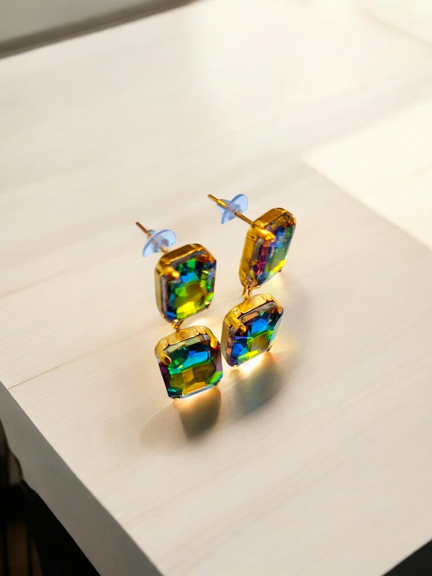 Bijli Bijli – Multicolour Stone Earrings