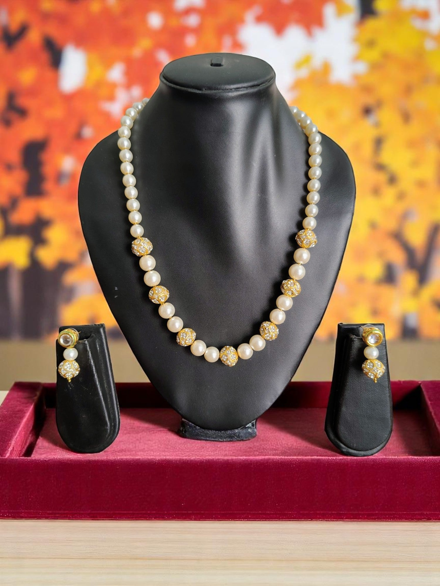Pearl Glow –  Adjustable Handmade Premium Pearl Necklace Collection (4 Styles)
