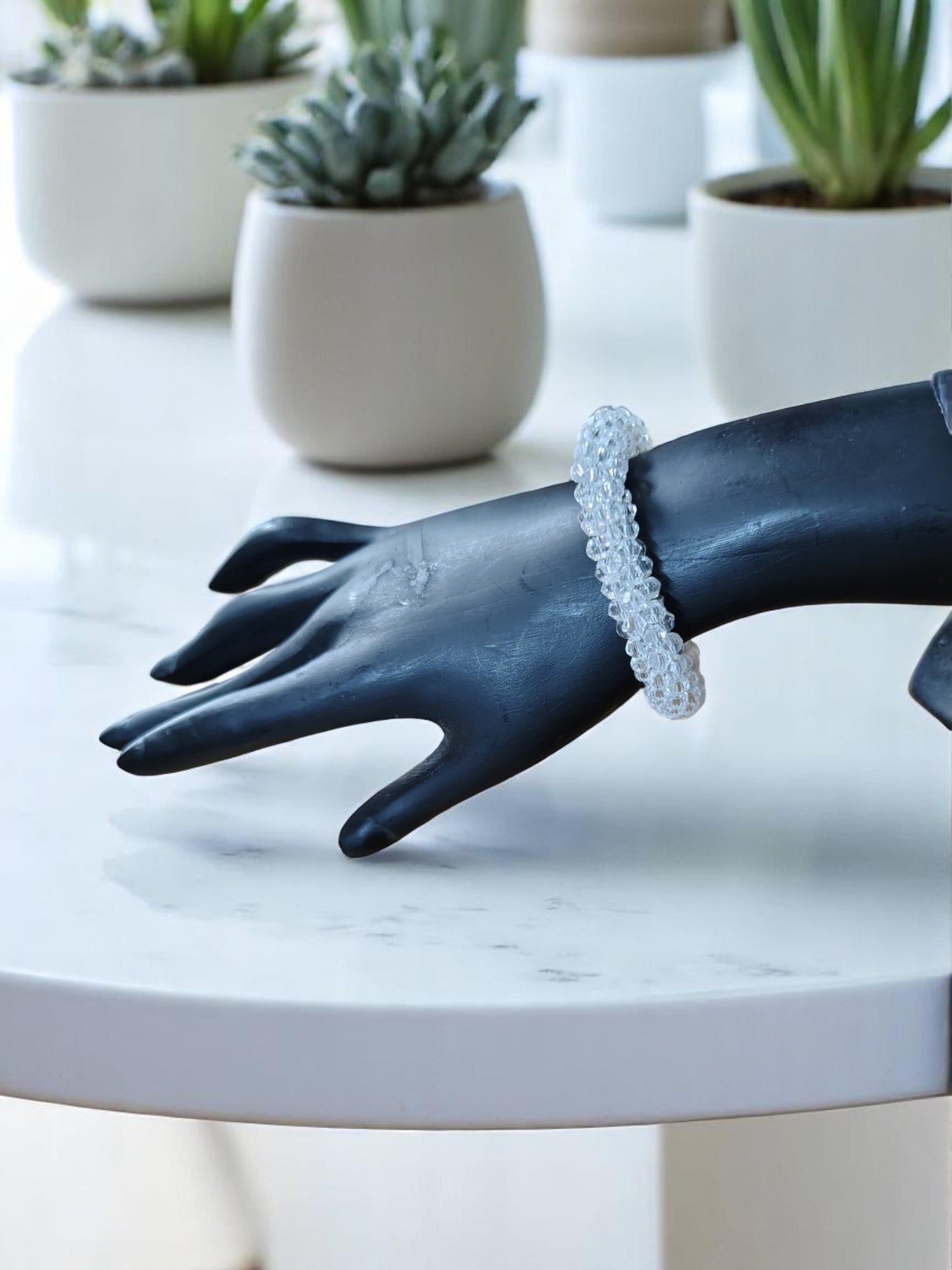 Crystal Bloom – Adjustable Crystal Bead Bracelets (11 Colors) (Perfect for Gifting, Stacking & Styling!)