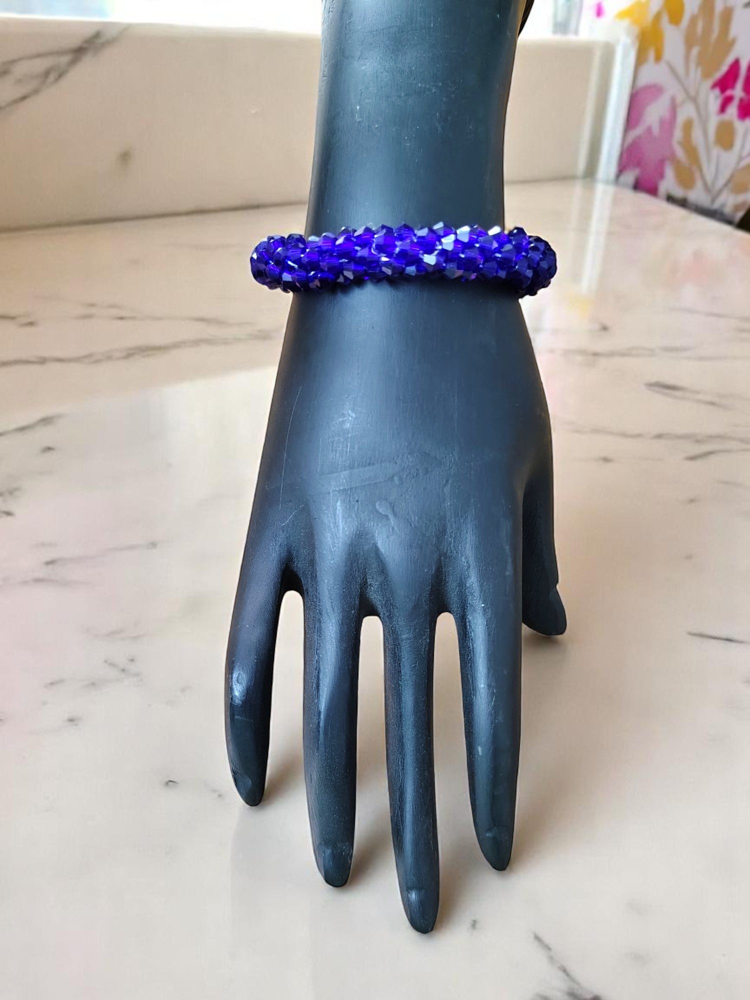Crystal Bloom – Adjustable Crystal Bead Bracelets (11 Colors) (Perfect for Gifting, Stacking & Styling!)