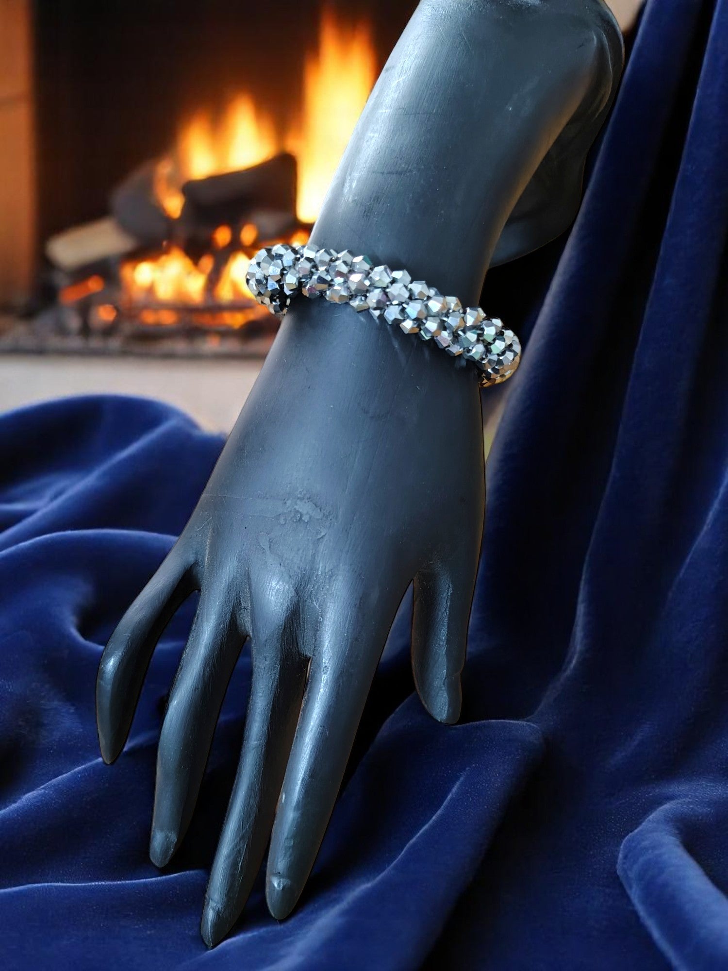 Crystal Bloom – Adjustable Crystal Bead Bracelets (11 Colors) (Perfect for Gifting, Stacking & Styling!)