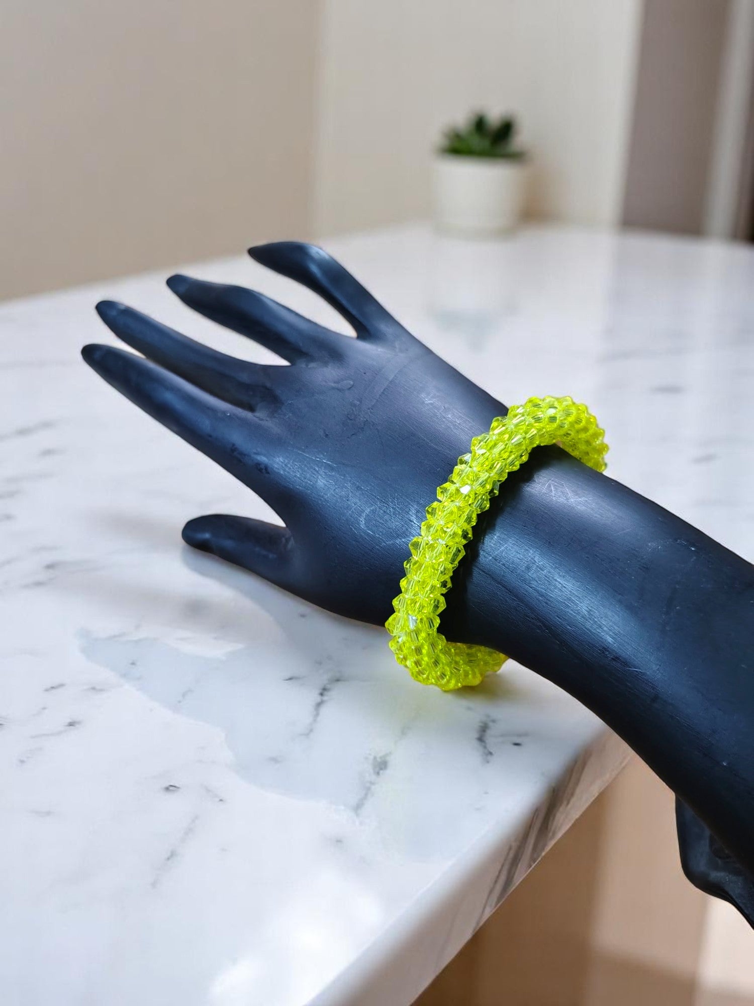 Crystal Bloom – Adjustable Crystal Bead Bracelets (11 Colors) (Perfect for Gifting, Stacking & Styling!)