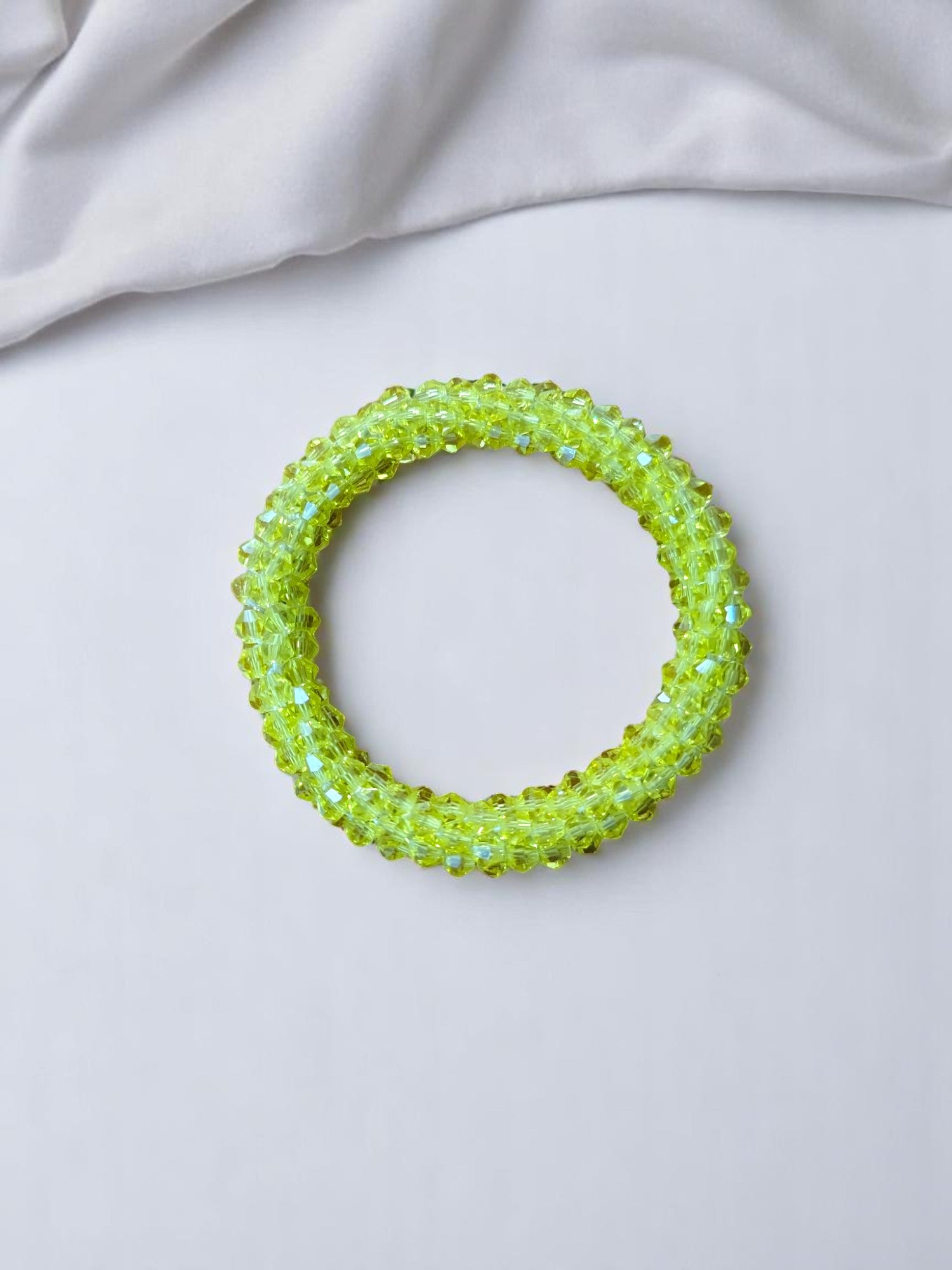 Crystal Bloom – Adjustable Crystal Bead Bracelets (11 Colors) (Perfect for Gifting, Stacking & Styling!)
