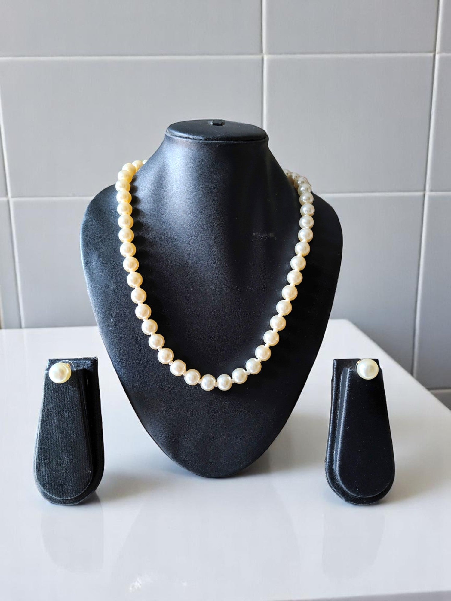 Noor – Rozana Pearl Set (Off White)