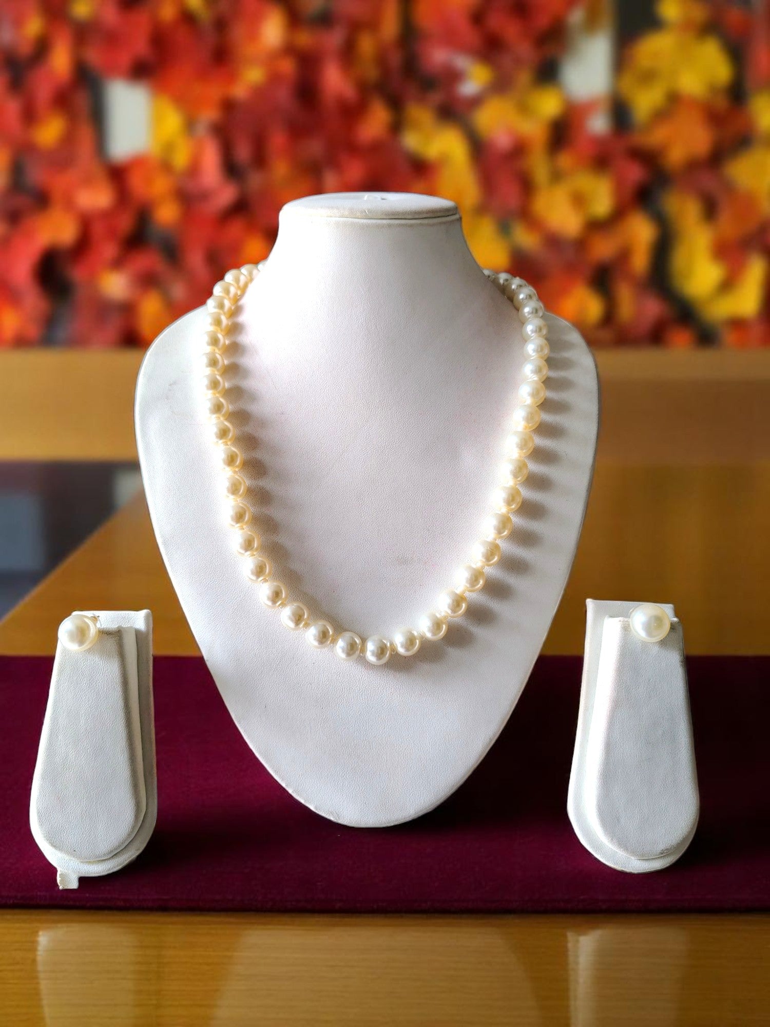 Noor – Rozana Pearl Set (Off White)