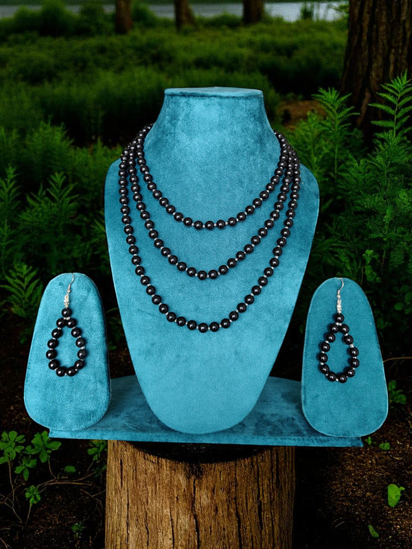 Noor – 60-Inch Multi-Style Long Pearl Necklace Set (Available in 3 Colours)