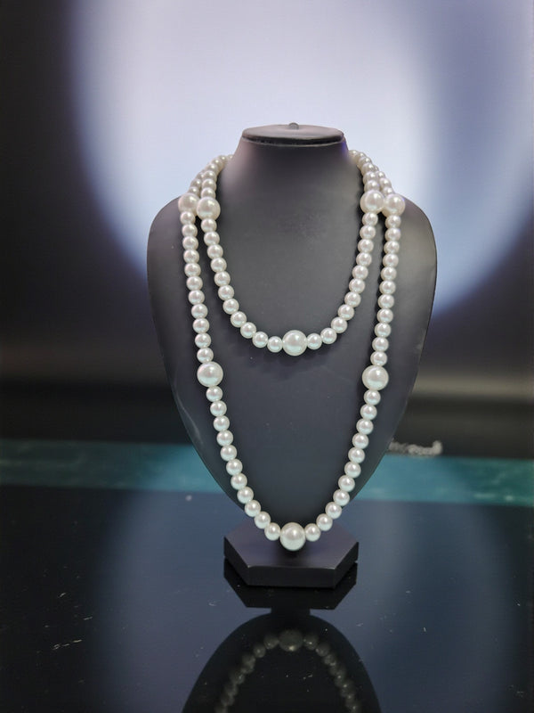 Valentina Pearl Multi-Style Necklace (Long | Layerable | Statement Pearls)
