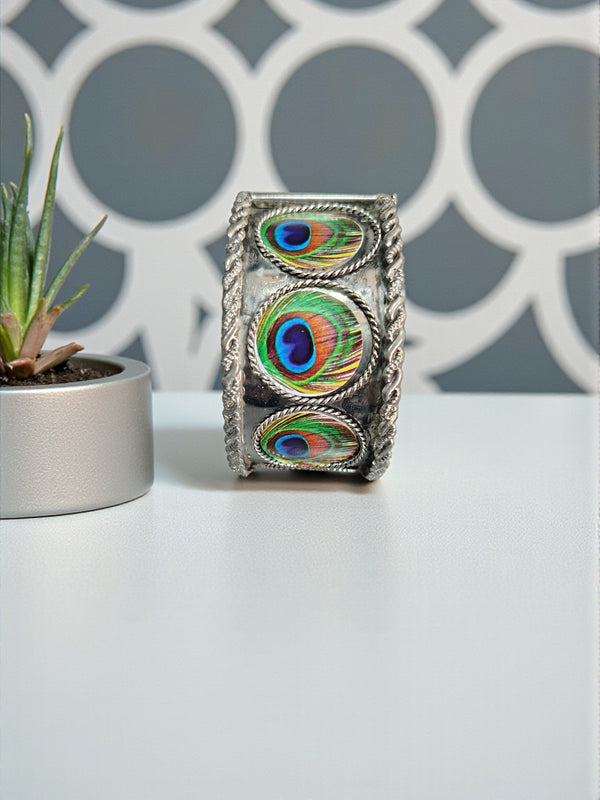Peacock Royale Kada Bracelet