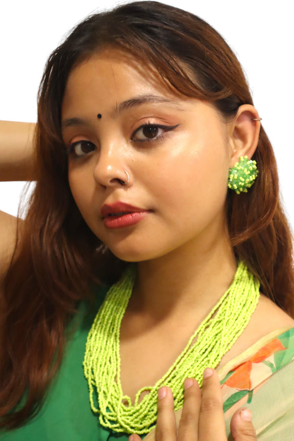 20 Layers Handmade Beaded Multilayer Necklace - 23 Colours Available