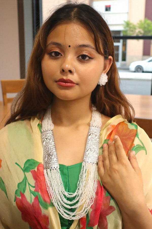 Majesty Handmade Statement Necklace With Matching Earrings -13 Colours Available