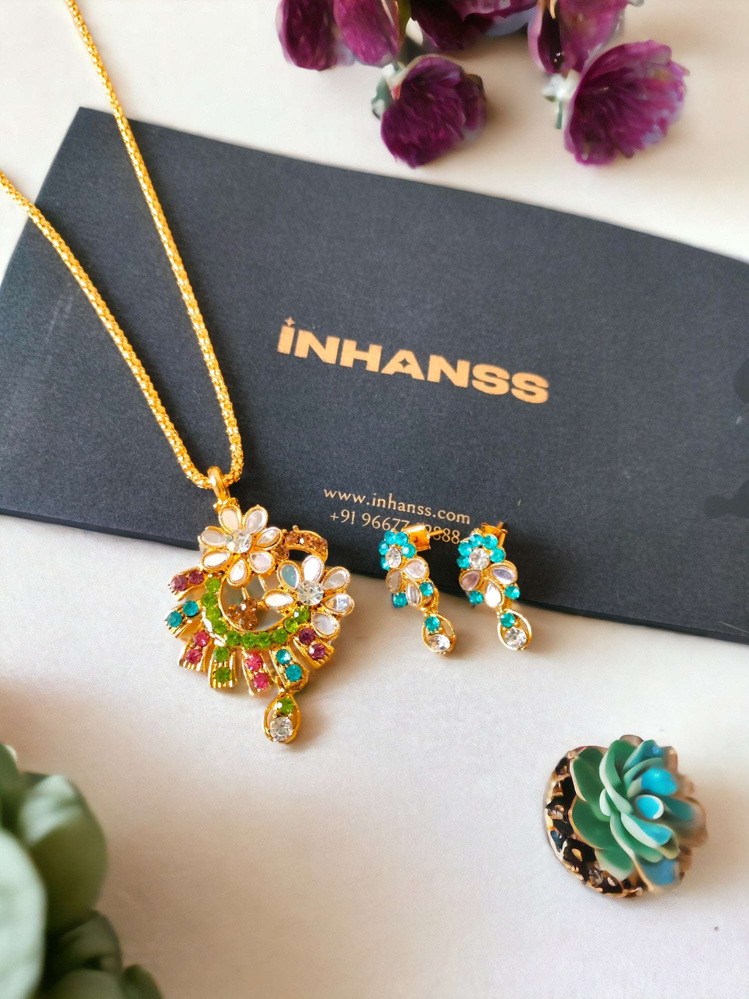 Jewelled Lotus Bloom Set