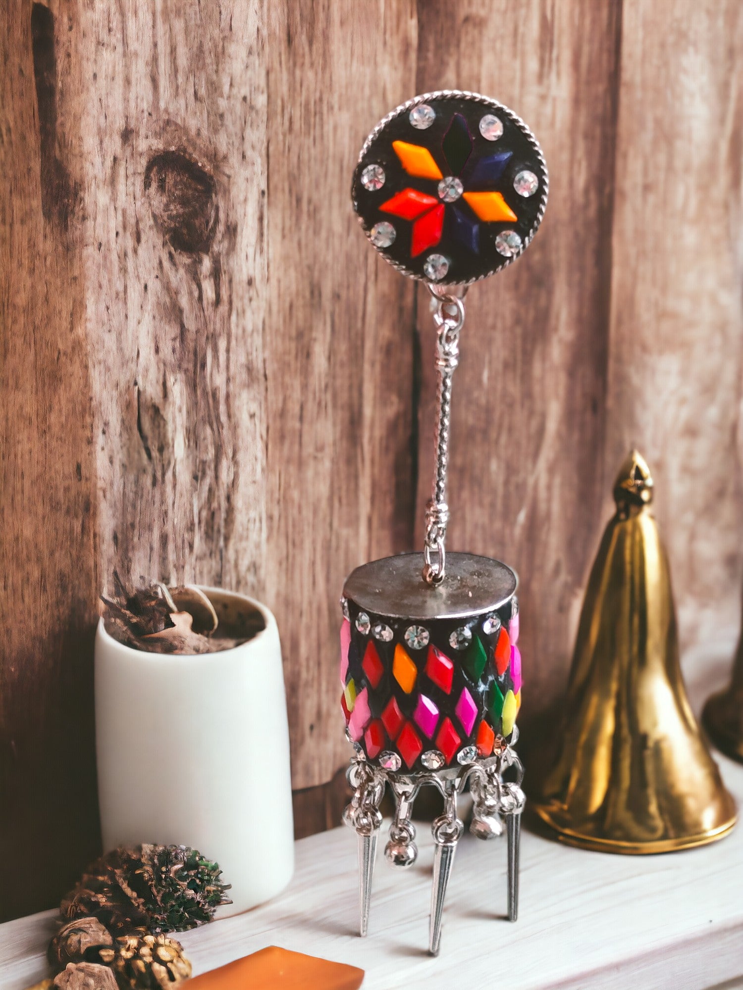 Harlequin Hues Jhumkas- 2 Styles Available