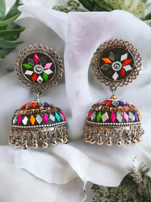 Reflective Radiance Jhumka