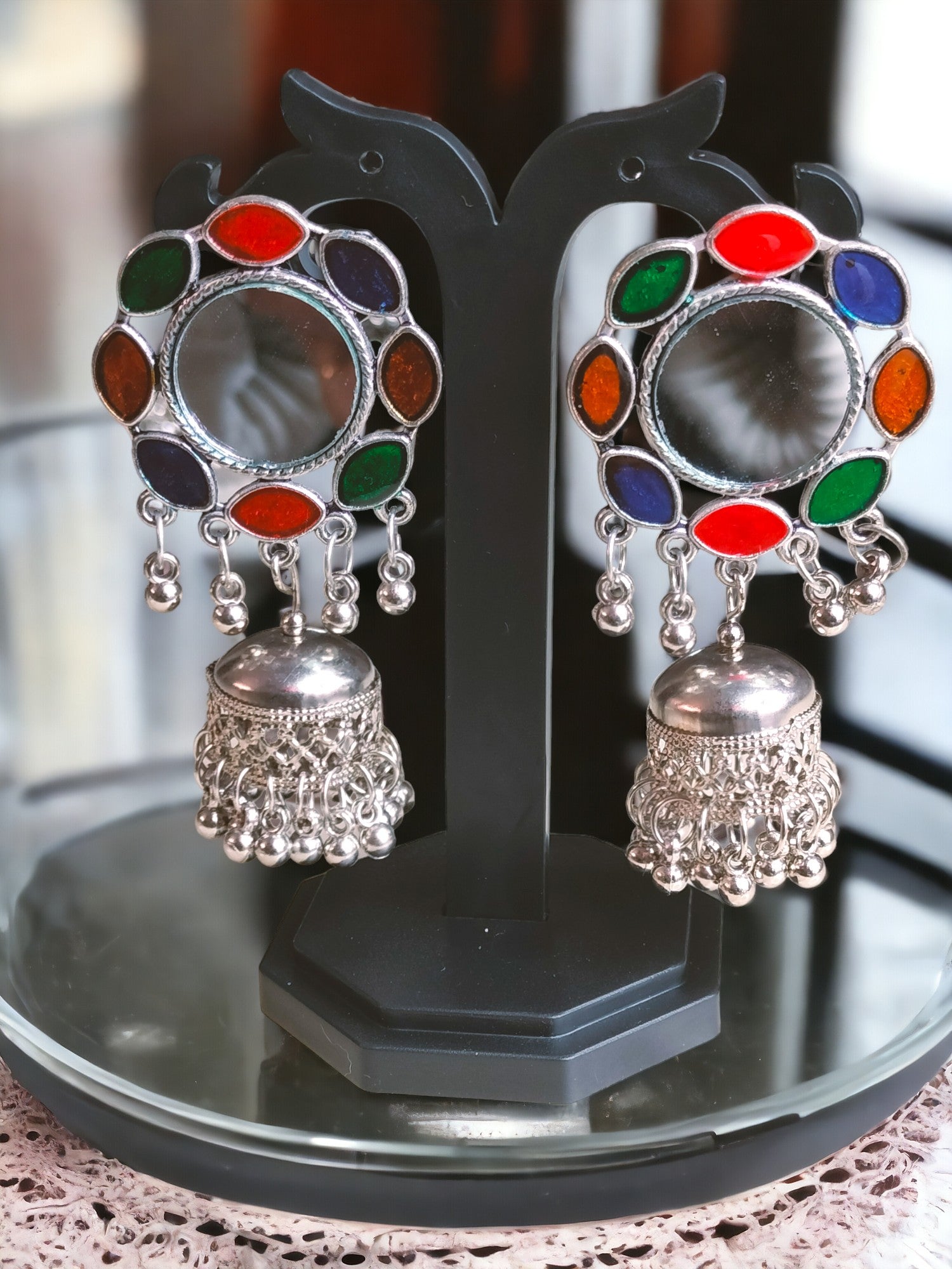 Kaleidoscope Chandelier Jhumka