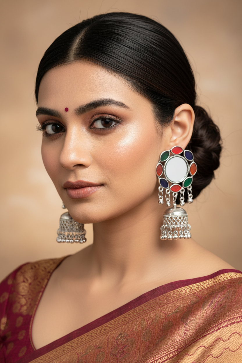 Kaleidoscope Chandelier Jhumka