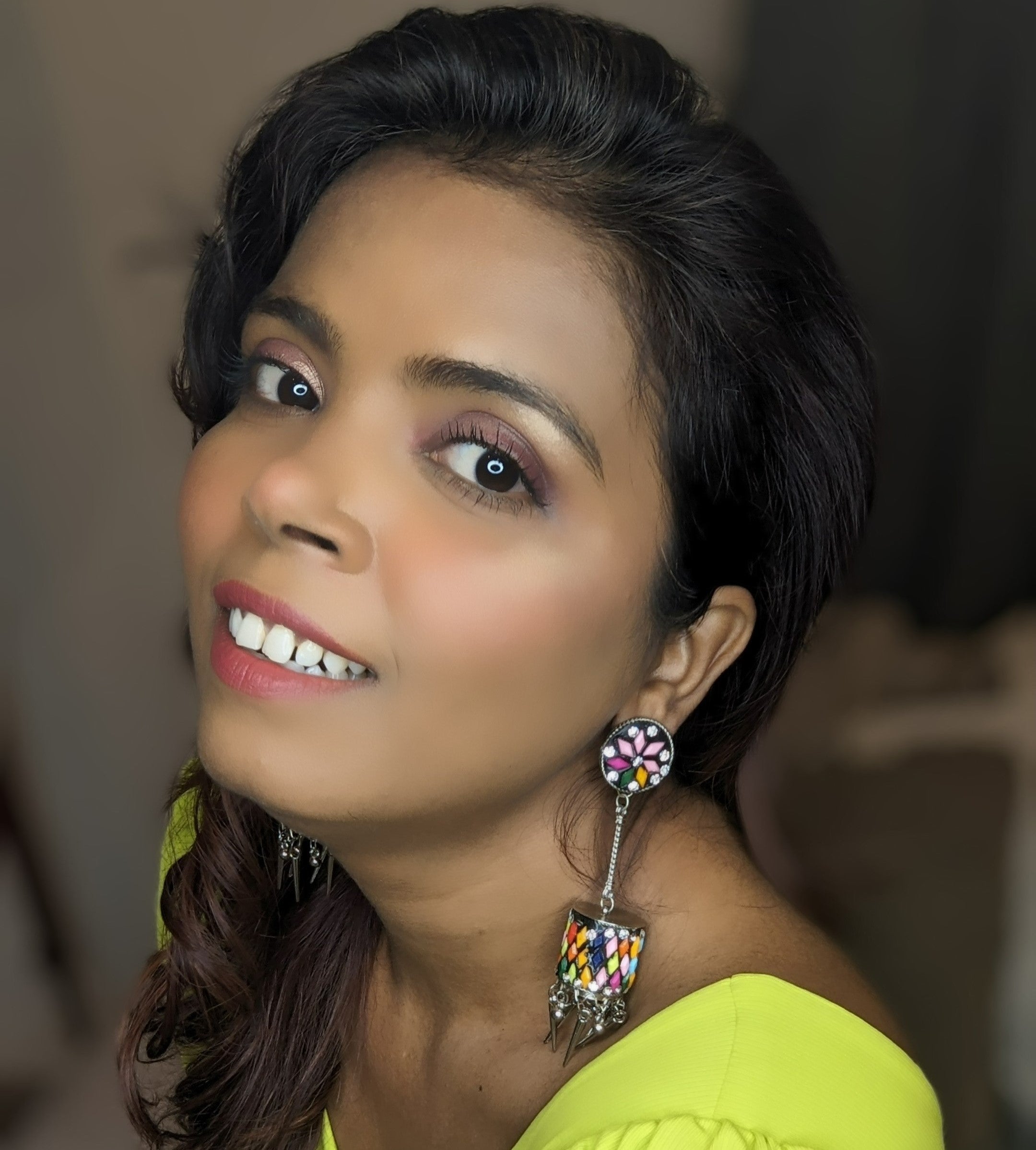 Harlequin Hues Jhumkas- 2 Styles Available