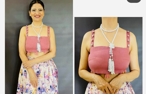 Pearl Tassel Tie –Multi-Style Statement Necklace