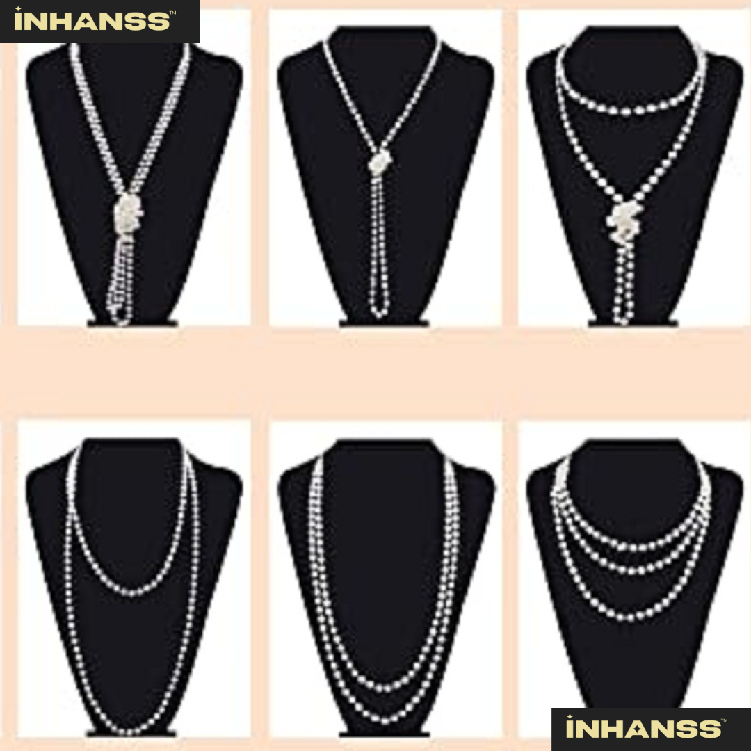Pearl Multi Style Handmade Necklace- Versatile Elegance - 2 Colours Available